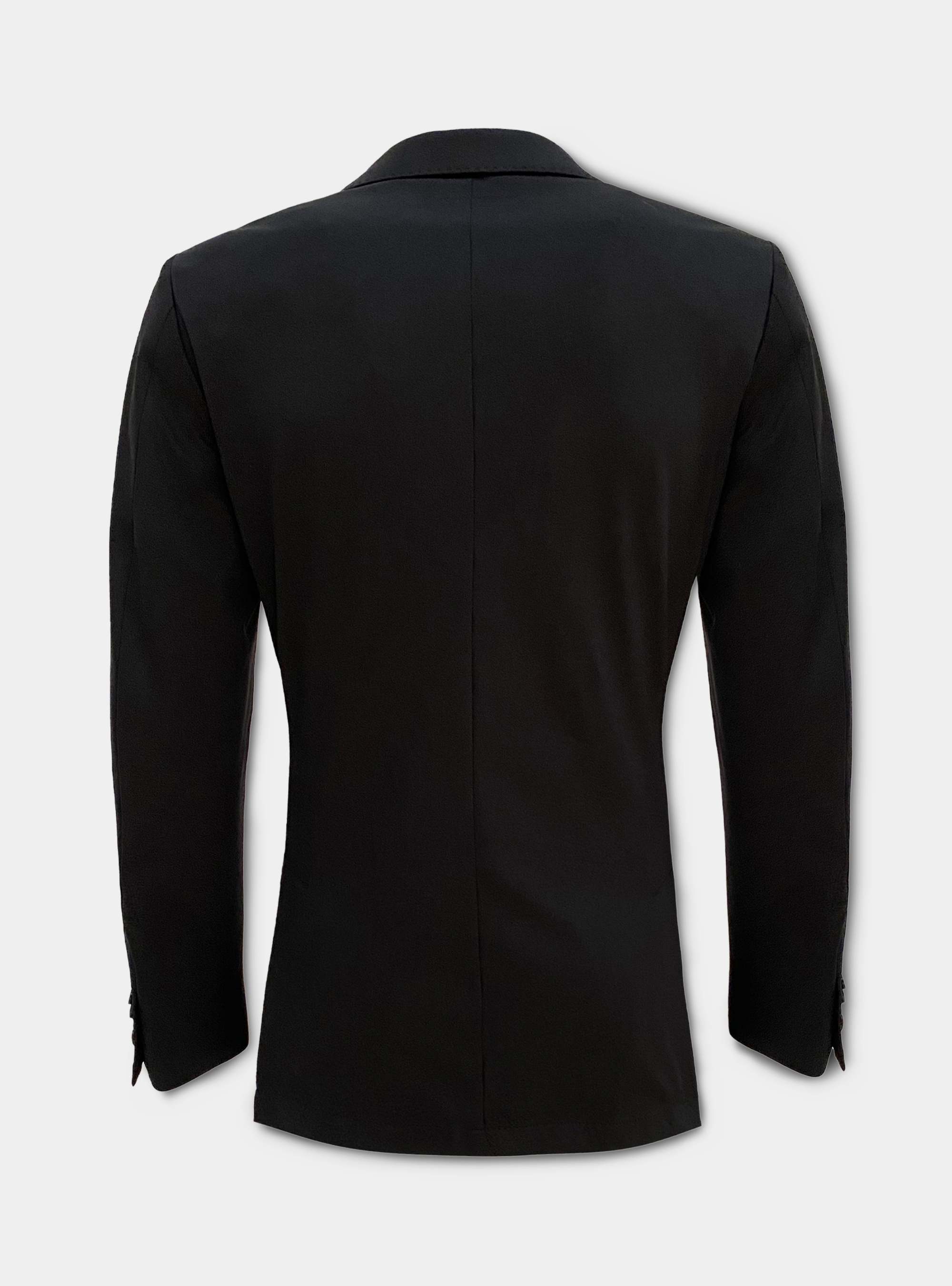 Technical fabric blazer travelwear, BLACK