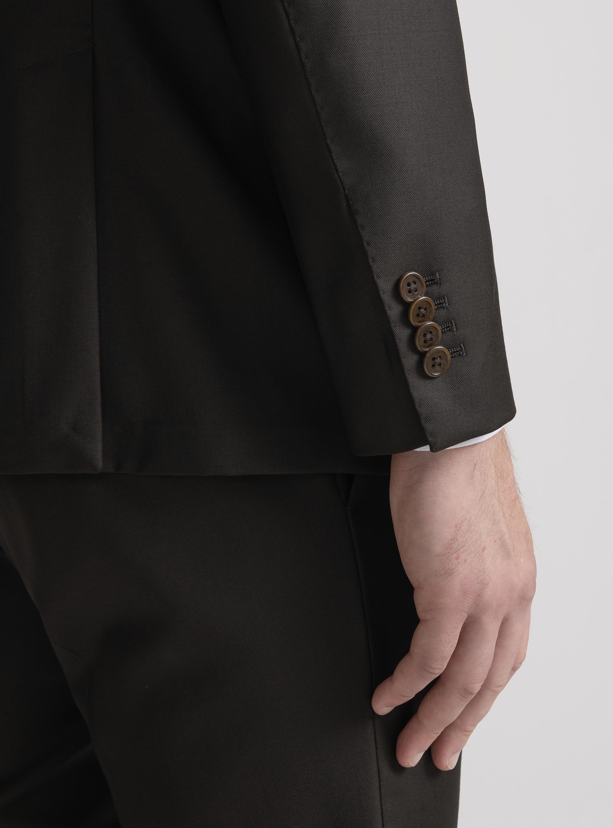 Pure 110's superfine wool blazer, BROWN