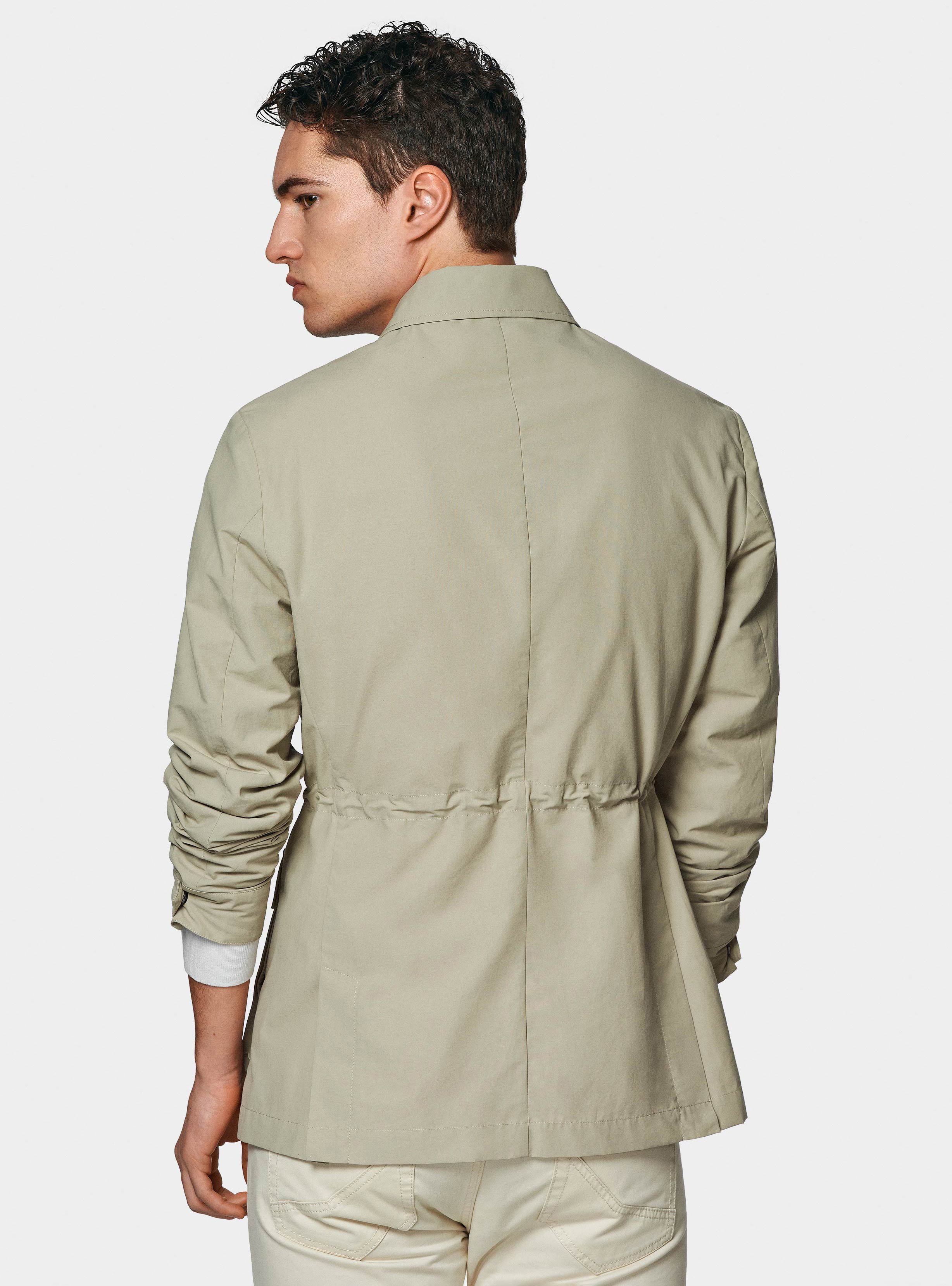 Field jacket in misto cotone nylon, SABBIA 0561C