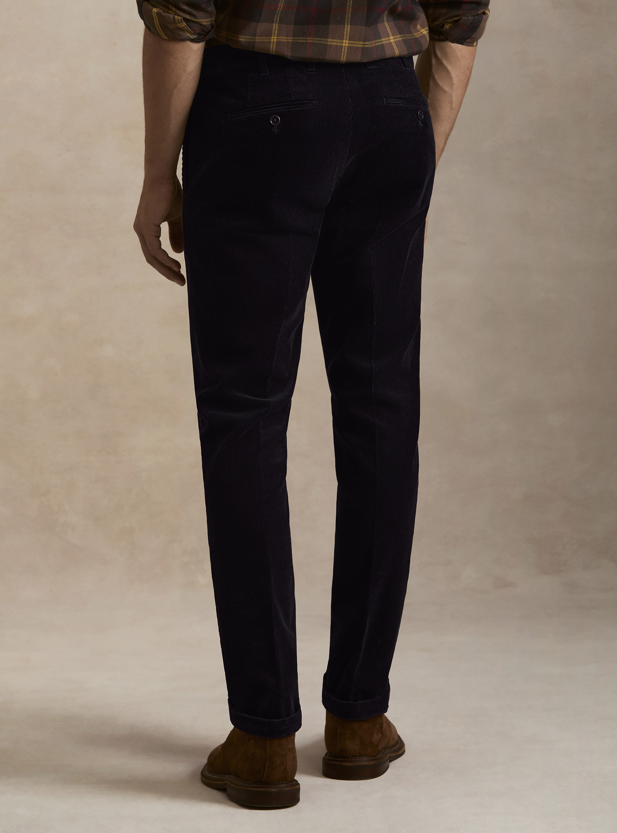 Pantaloni in velluto, BLU NAVY