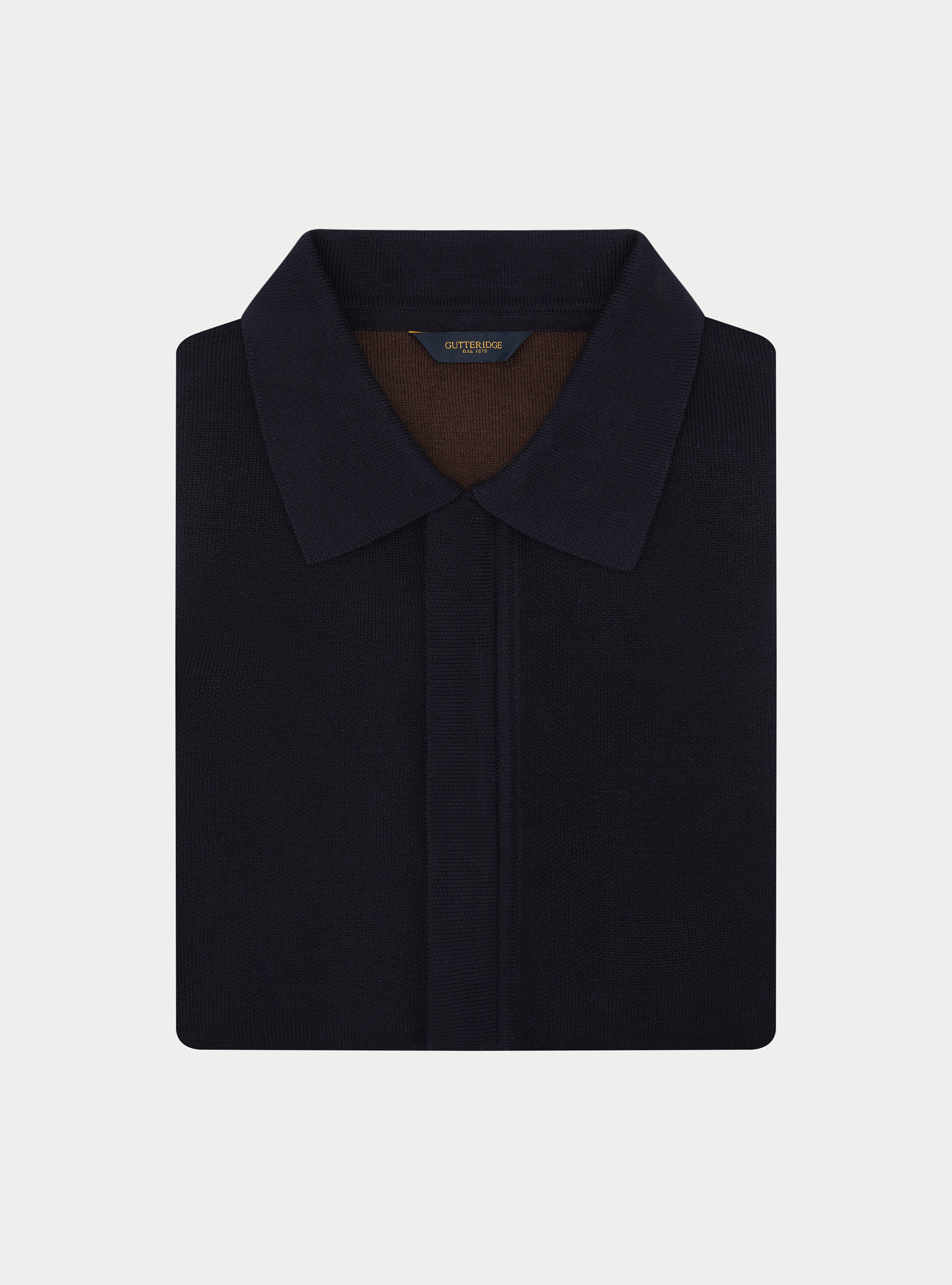 Bomber in maglia in misto cotone, BLU NAVY