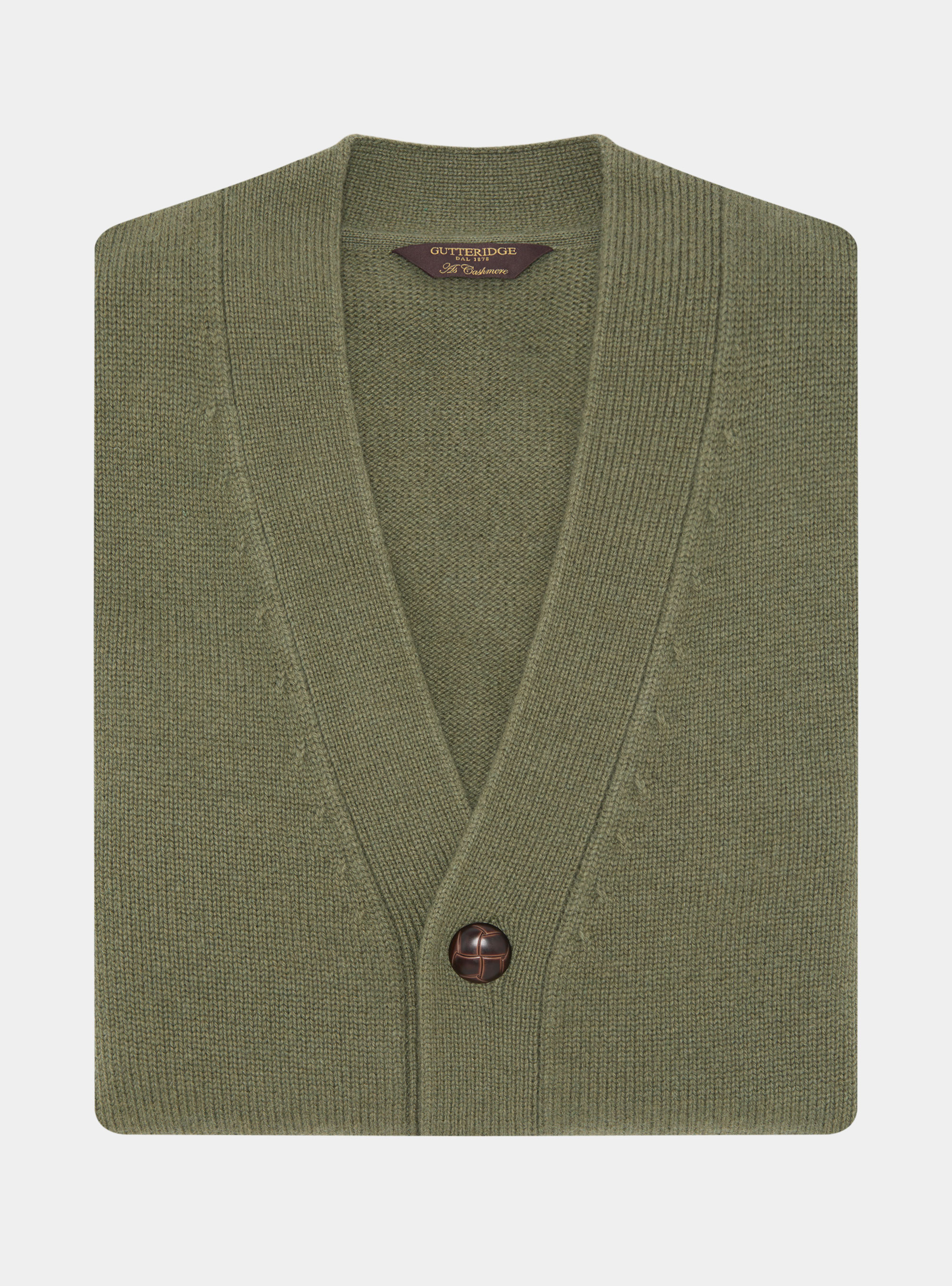 Strickjacke aus Wolle und Kaschmir, SALVIA 0602C