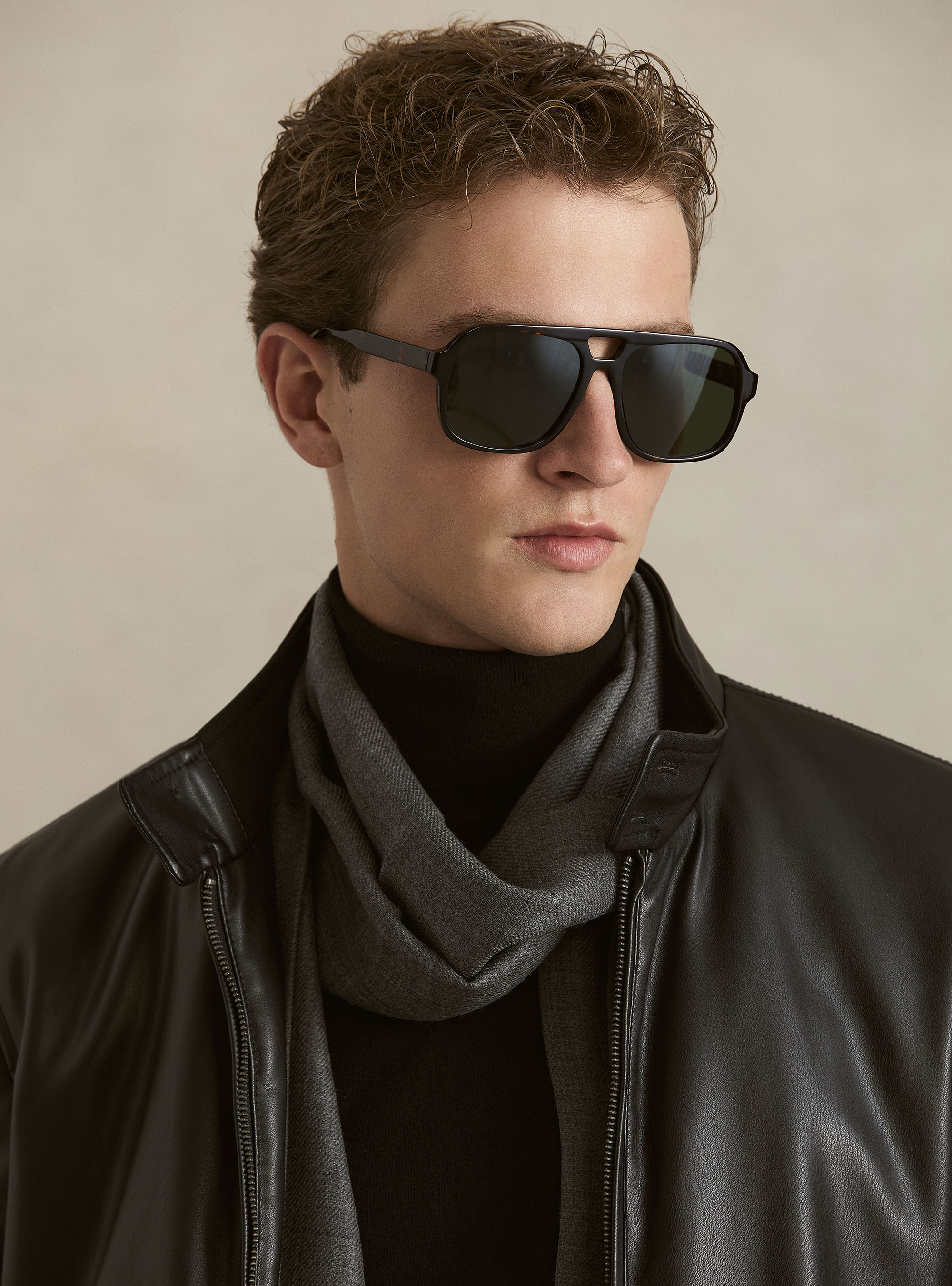 Giubbino in similpelle, NERO