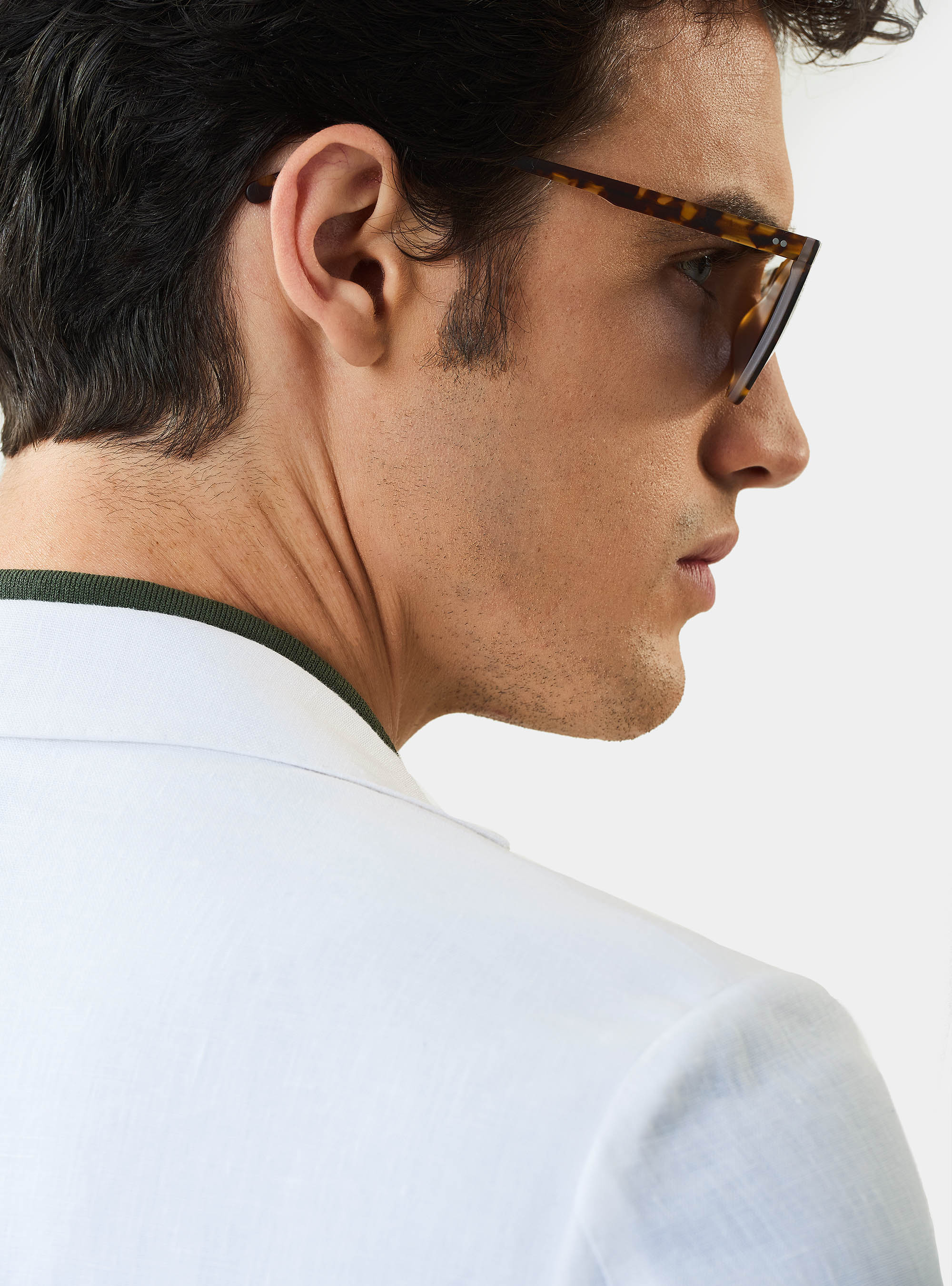 Veste de costume en pur lin, BLANC