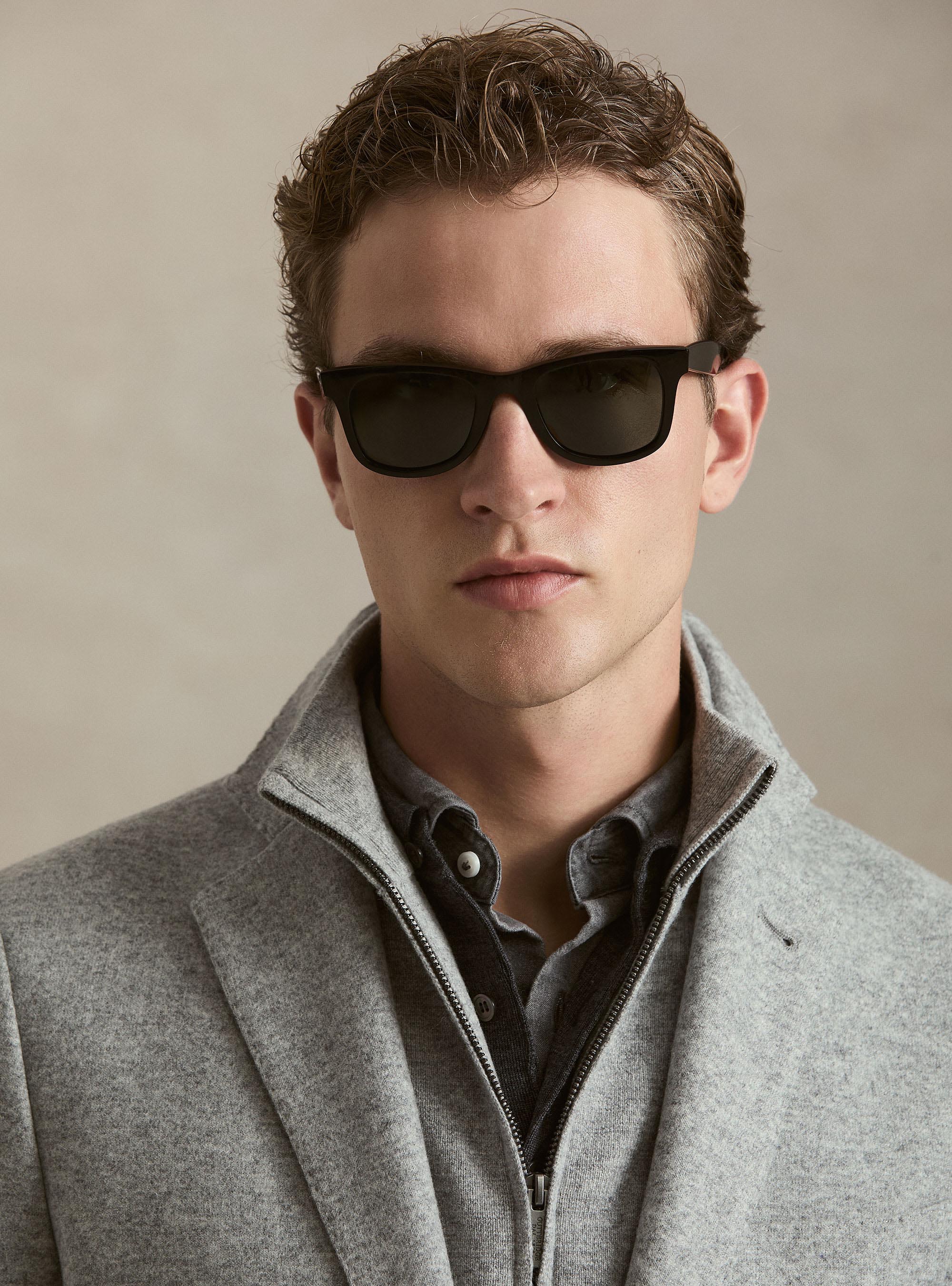 M&eacute;lange Wool-Blend Jersey Jacket with Internal Bib, LIGHT GREY MELANGE