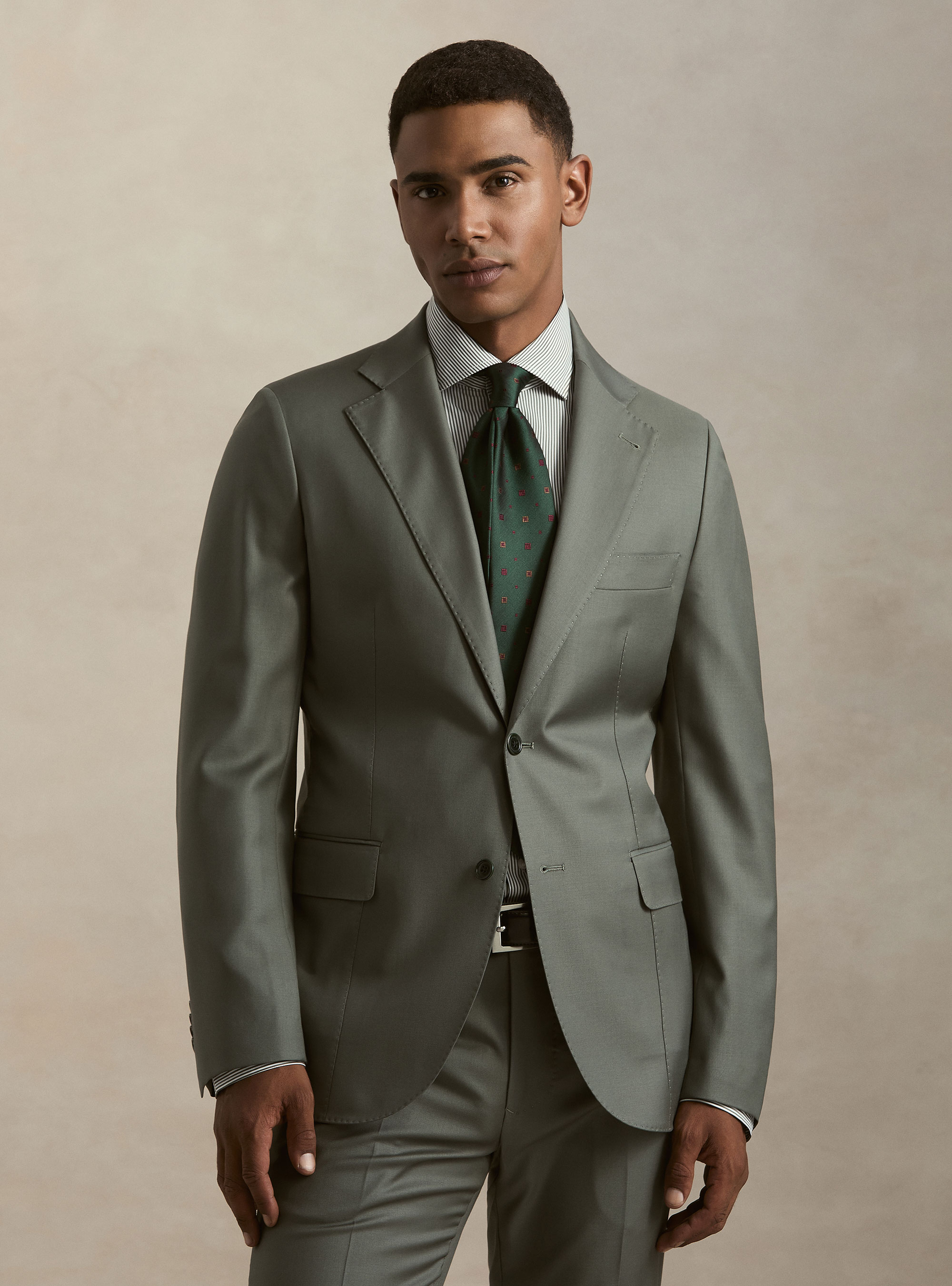 Pure wool suit blazer by Vitale Barberis Canonico, SALVIA 0602C