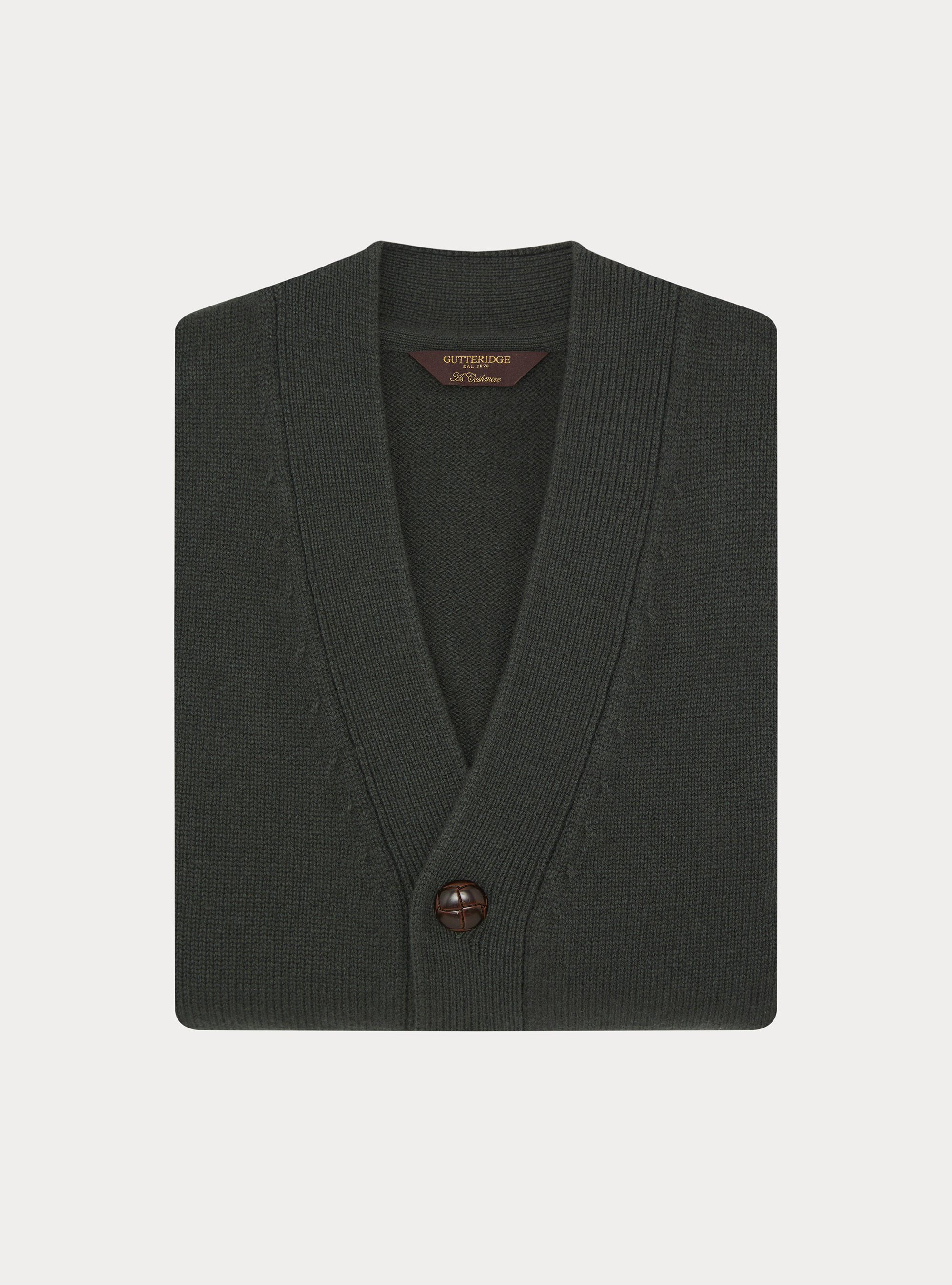 Cardigan con bottoni in lana e cashmere, MILITARE 0609C