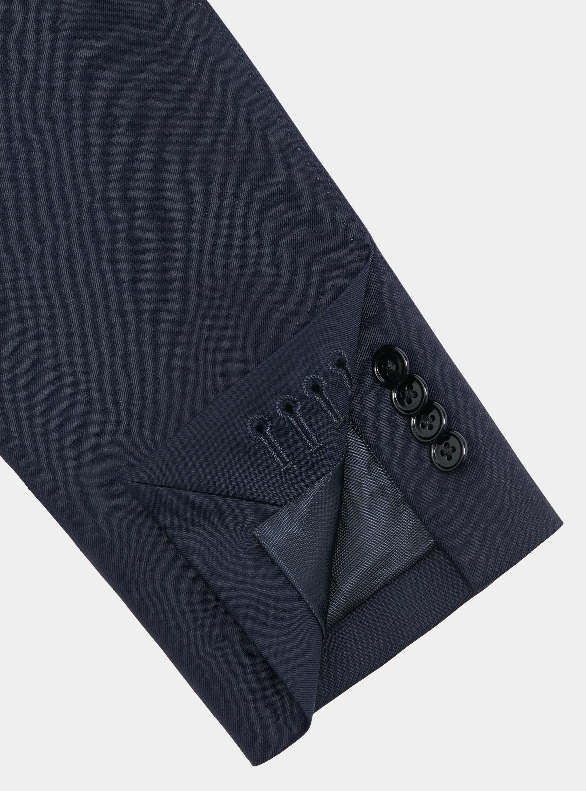 Vitale Barberis Canonico double-breasted wool blazer, NAVY BLUE