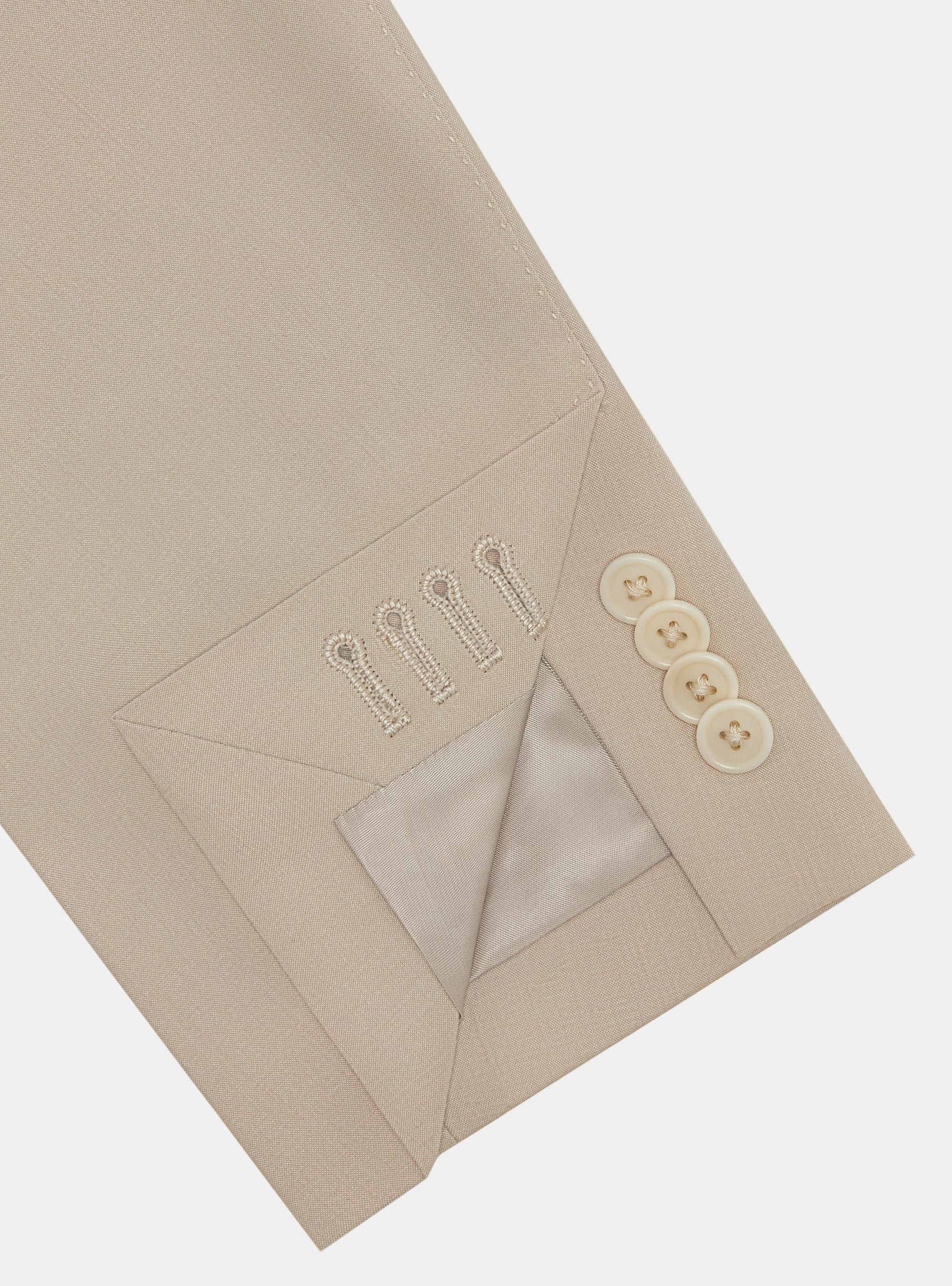 Giacca abito classico slim fit, ECRU