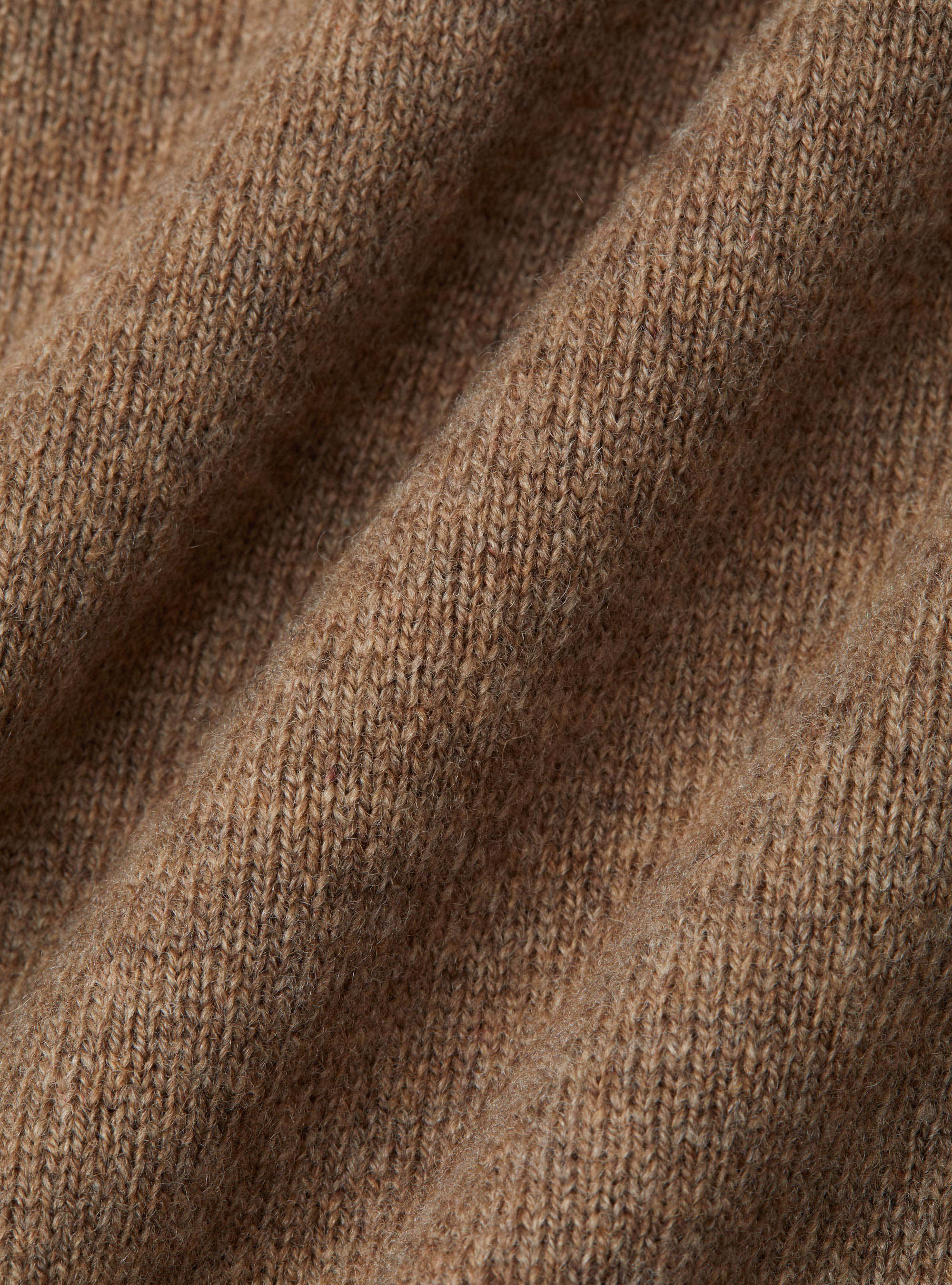 Chaleco de punto de lambswool y cachemira, BARRO