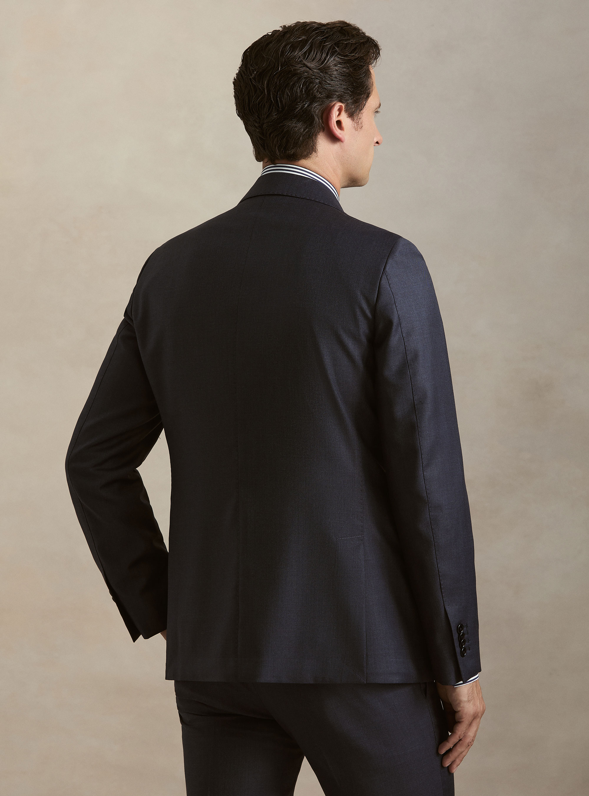 Pure wool suit blazer by Vitale Barberis Canonico, INK