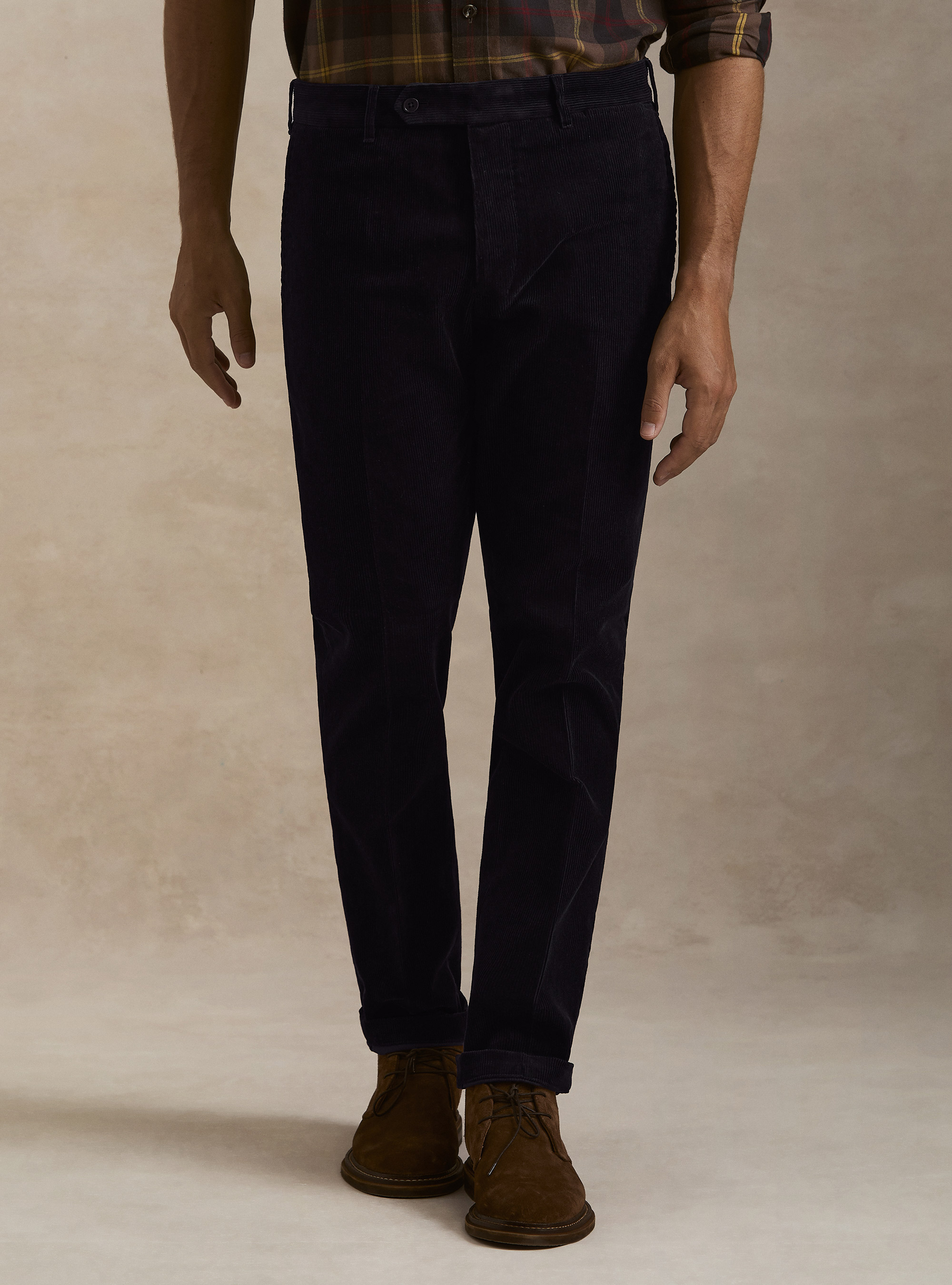 Pantaloni in velluto, BLU NAVY