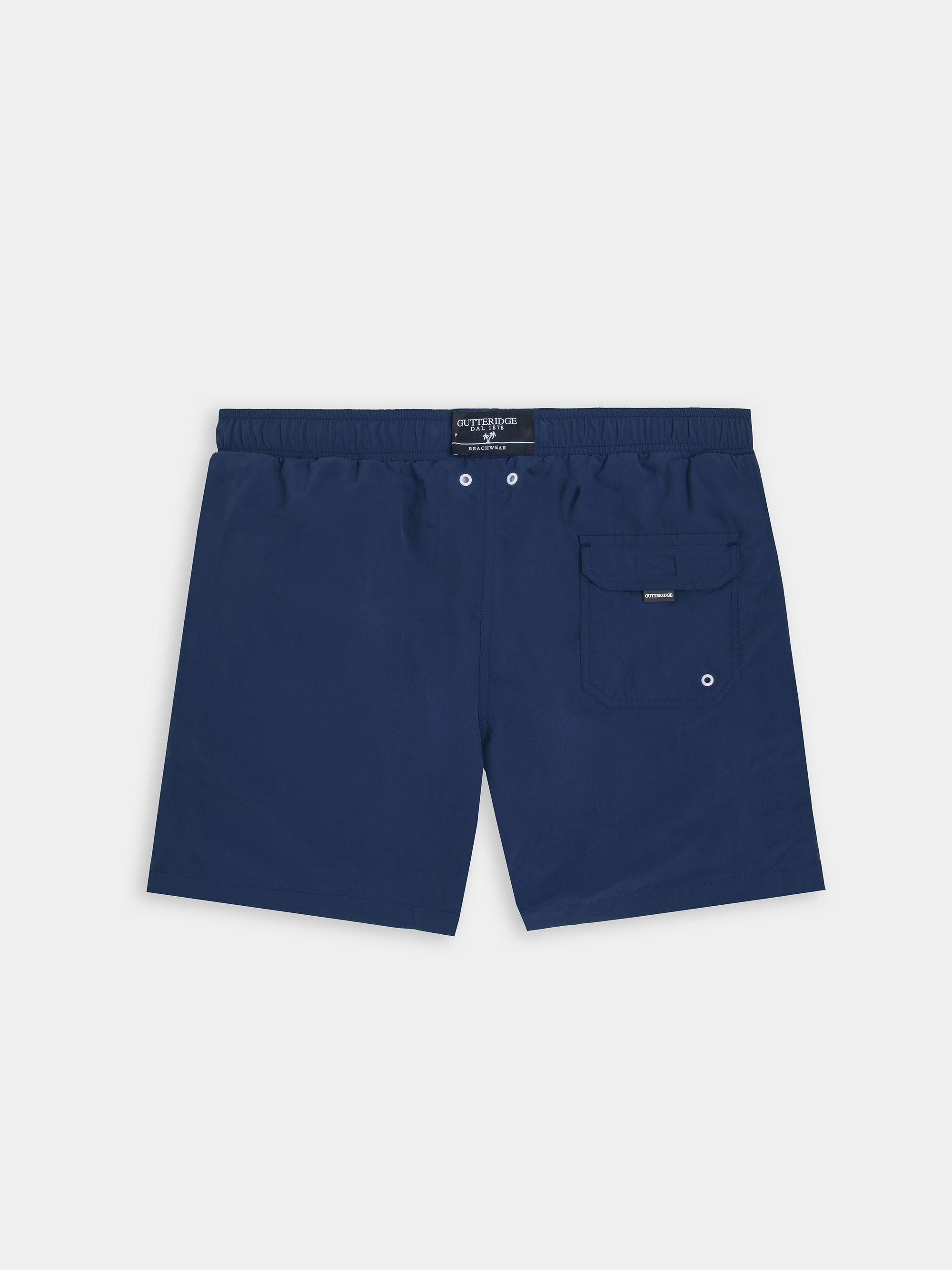 Einfache einfarbige Badehose, BLUE 0241C