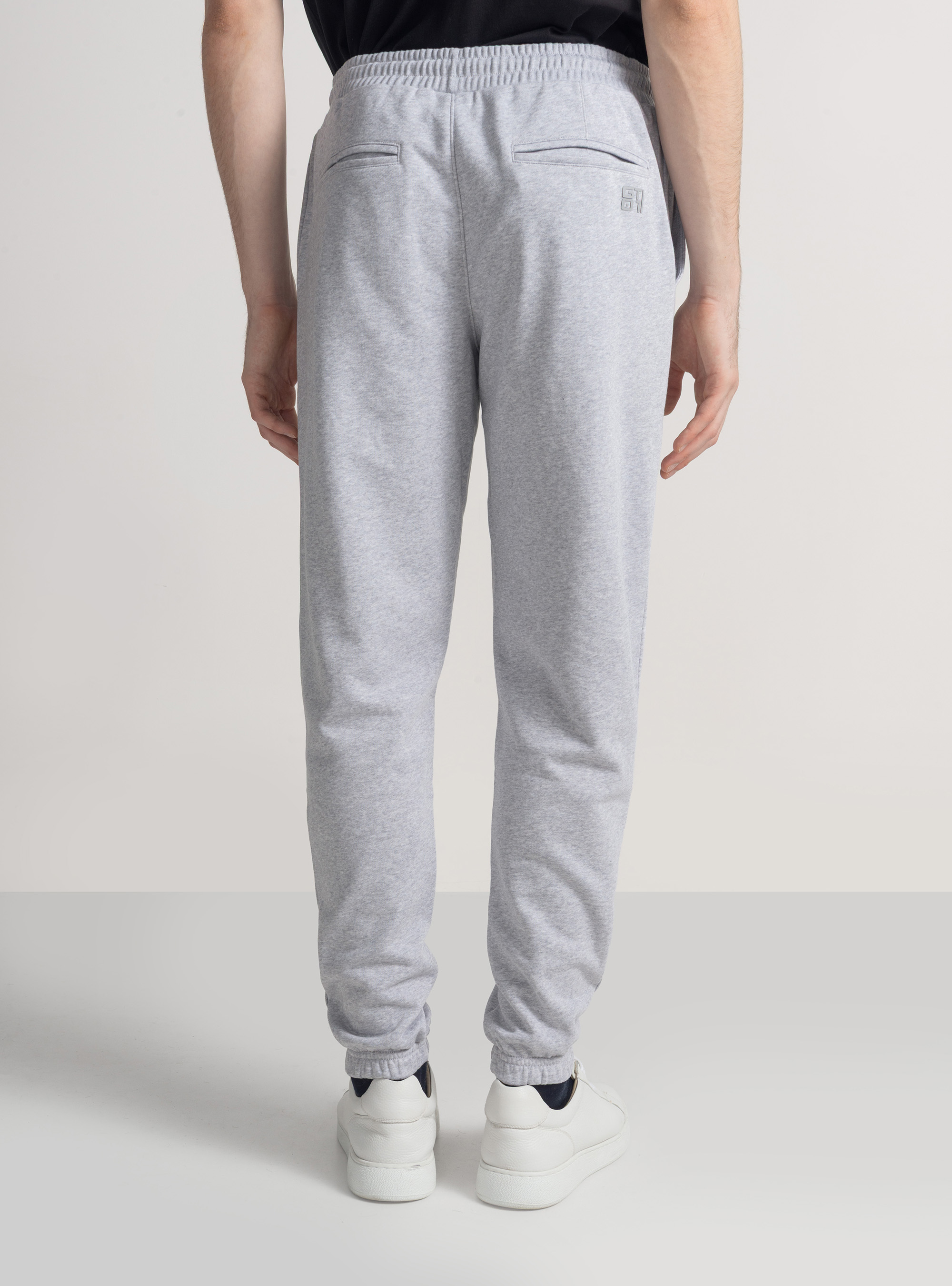 GT01 Pl&uuml;schhose, GRIGIO MELANGE 0151C