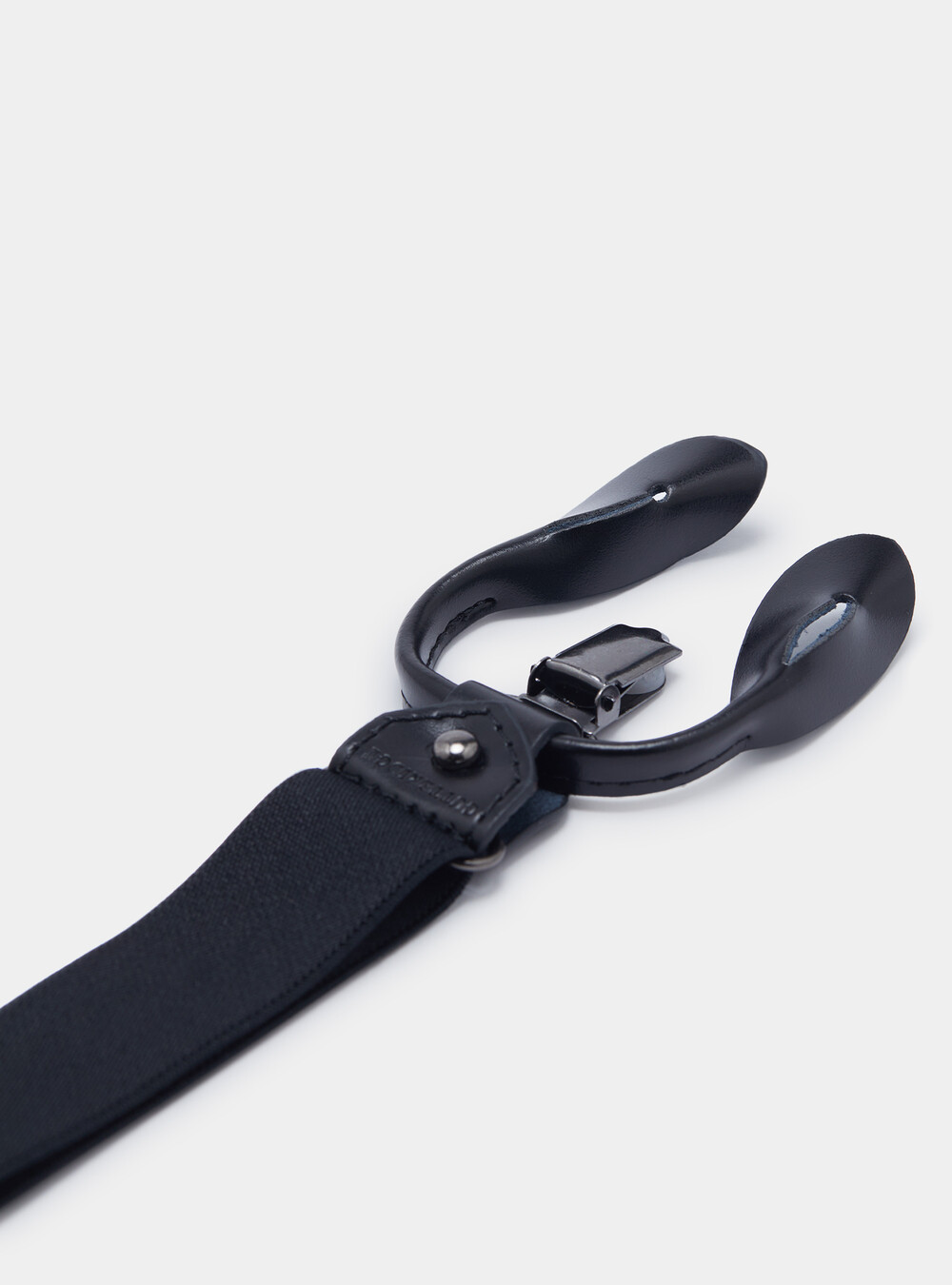 Solid color braces, BLACK