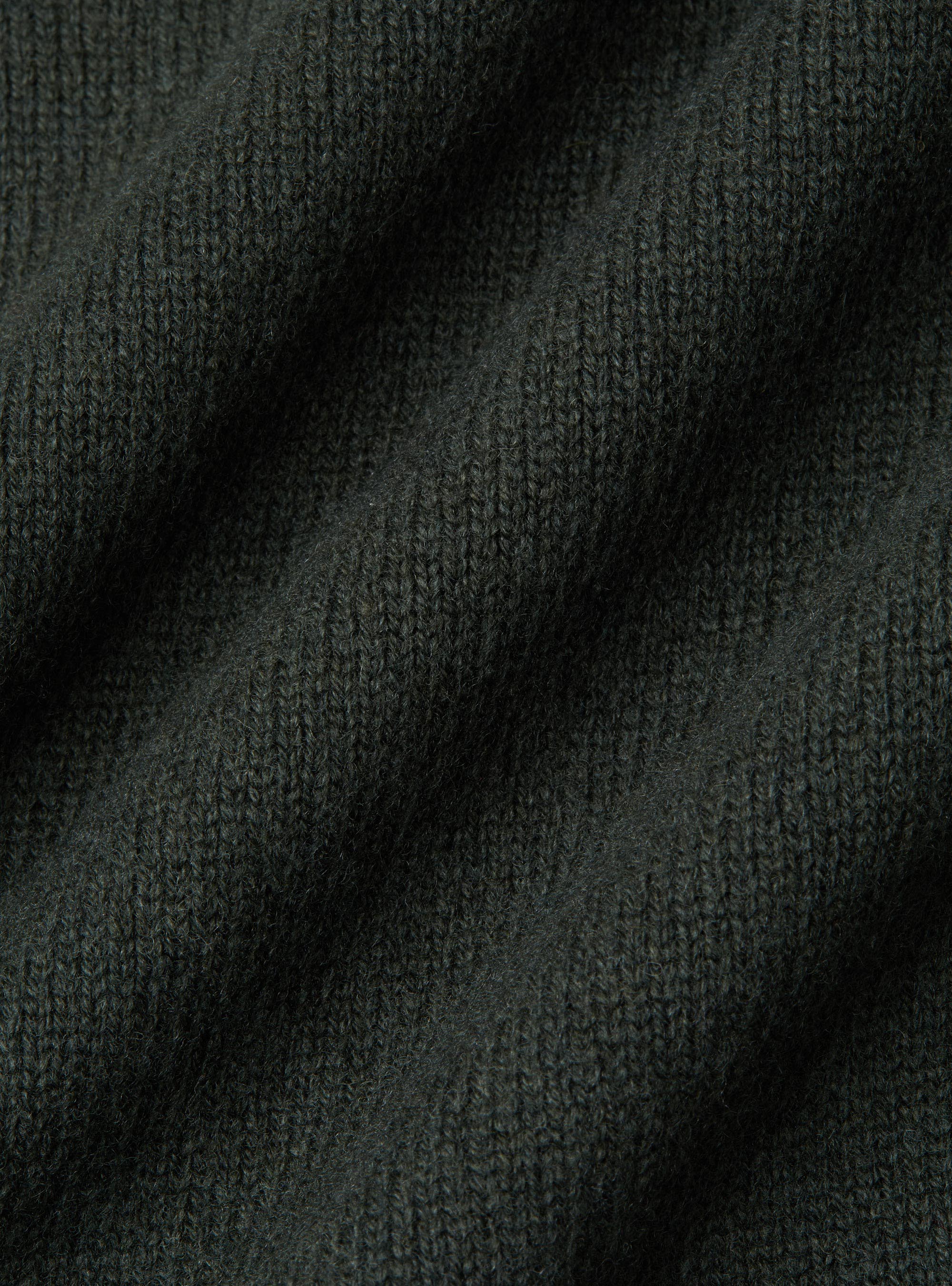 Maglia girocollo in misto lana e cashmere, MILITARE 0609C