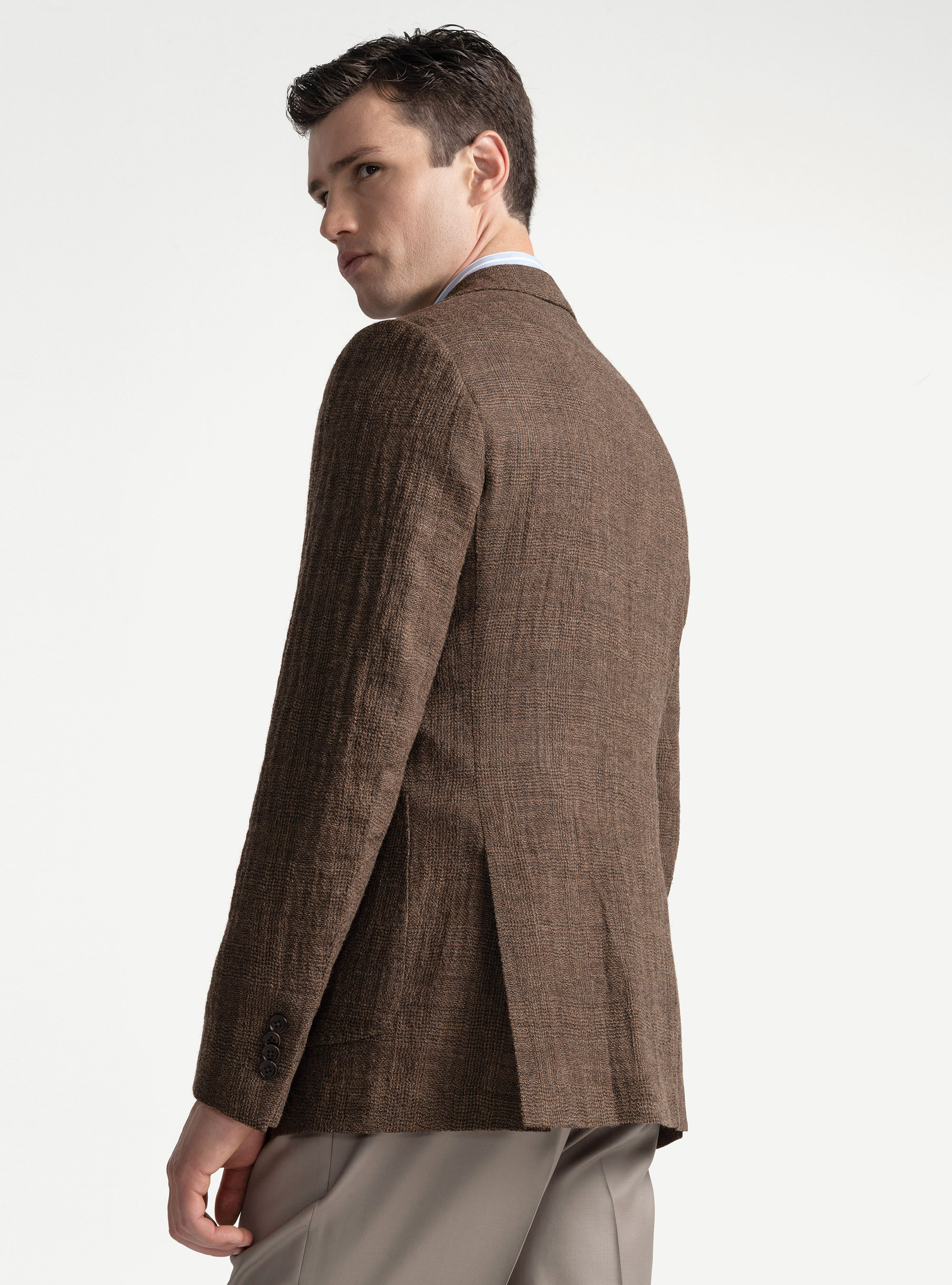 Pure wool Prince of Wales blazer, MULTICOLOR
