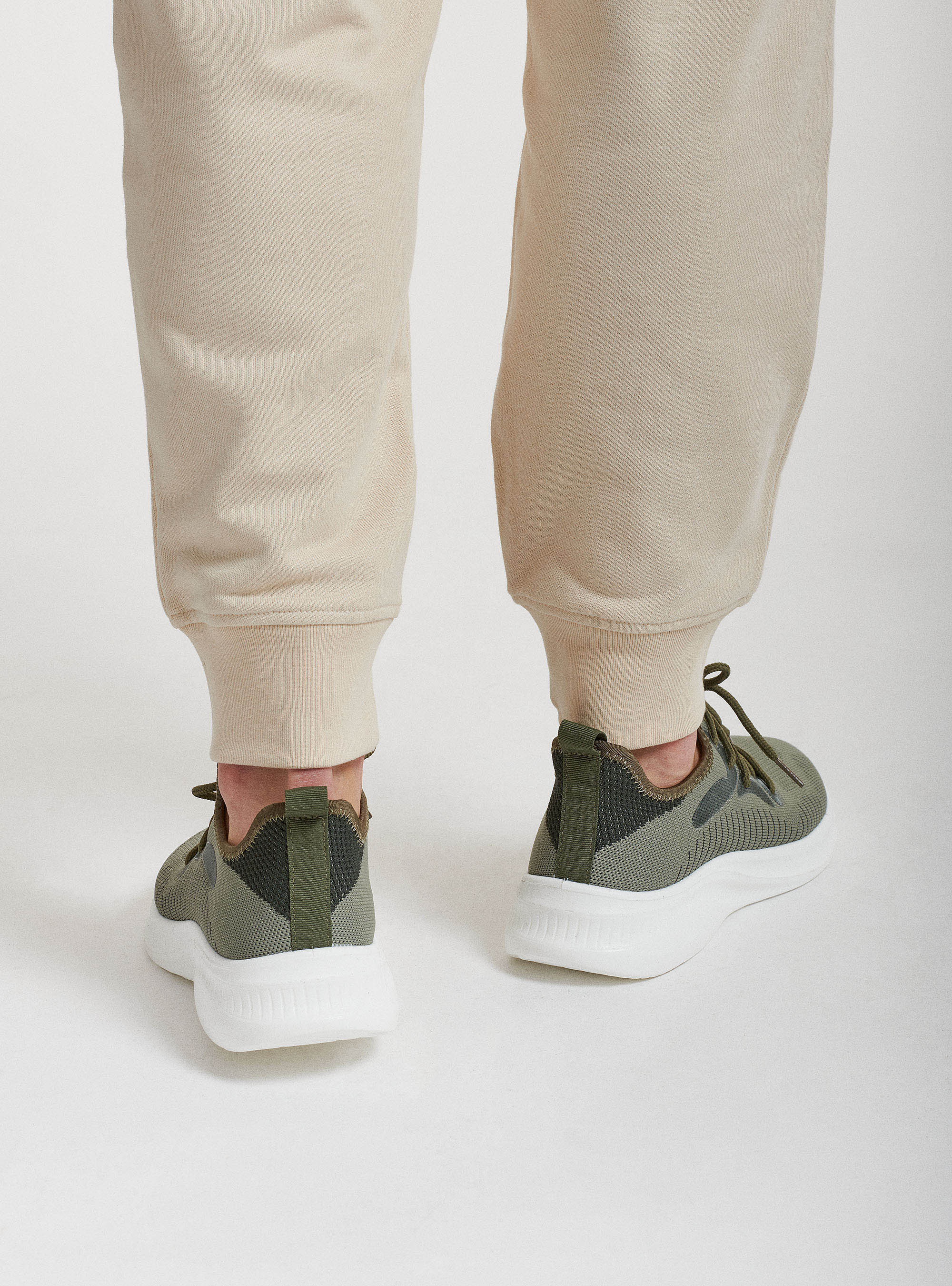 Pl&uuml;sch-Jogger, ECRU 0560C