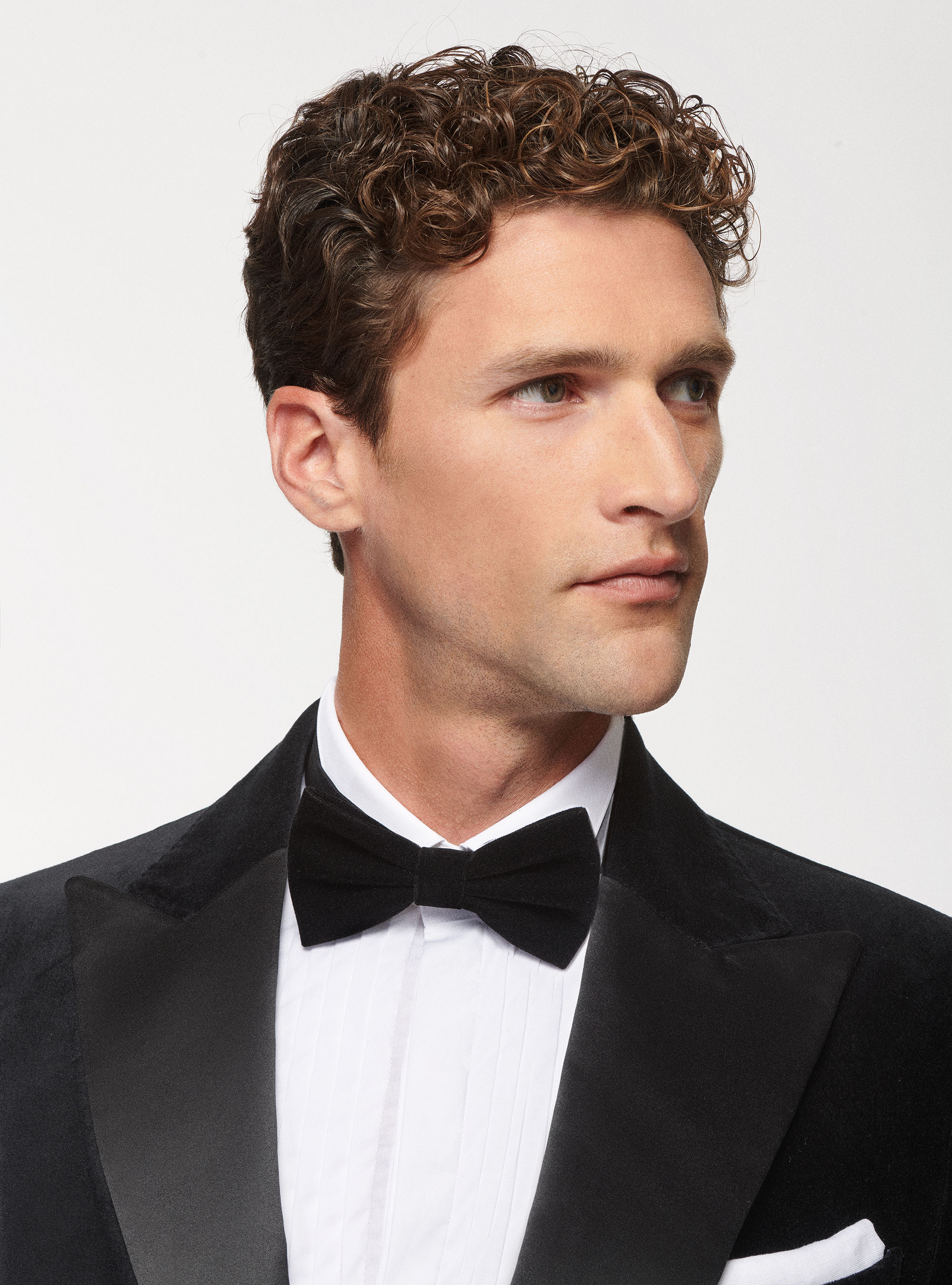 Velvet tuxedo blazer, BLACK