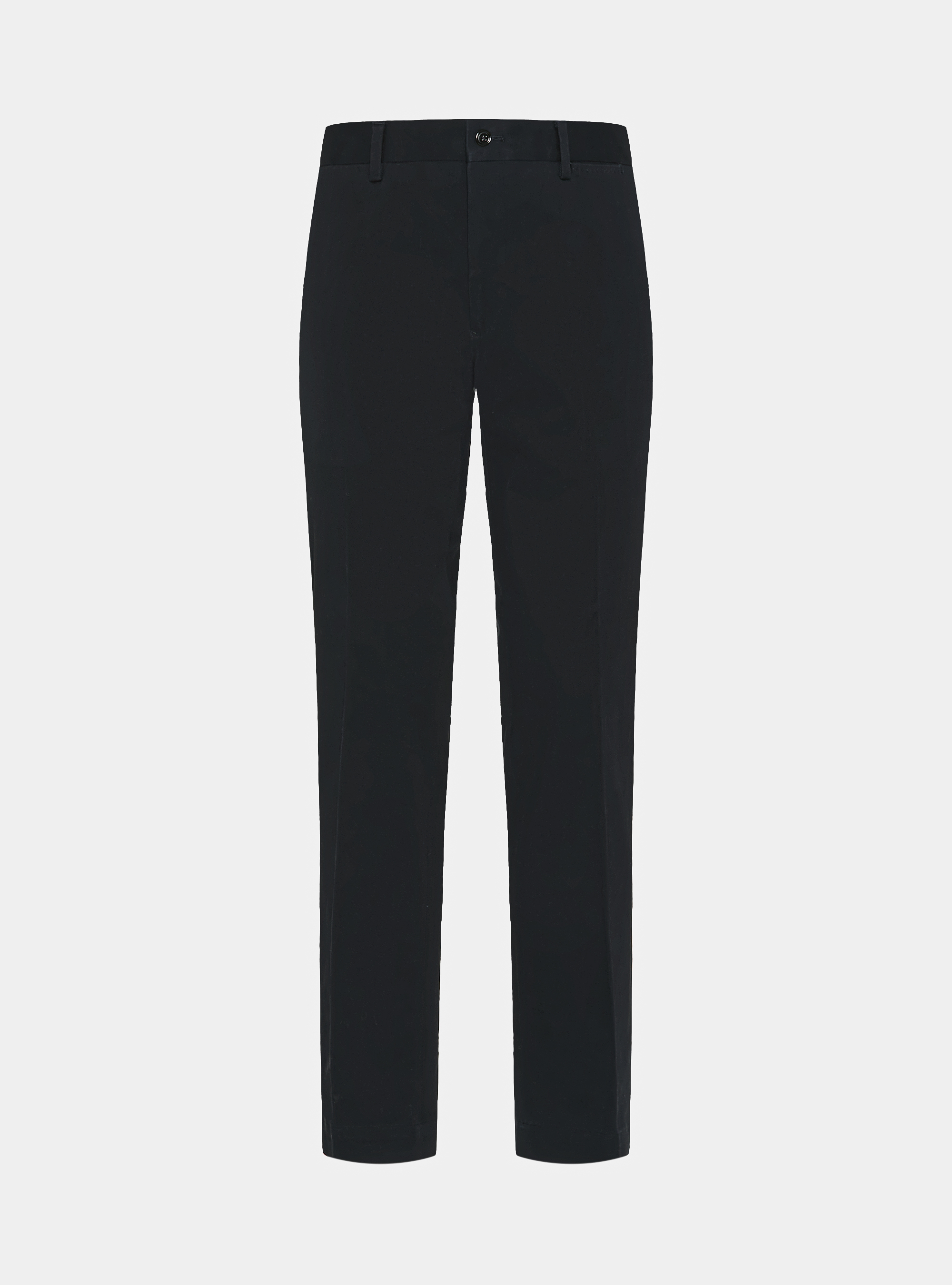 Brushed cotton trousers, NAVY BLUE