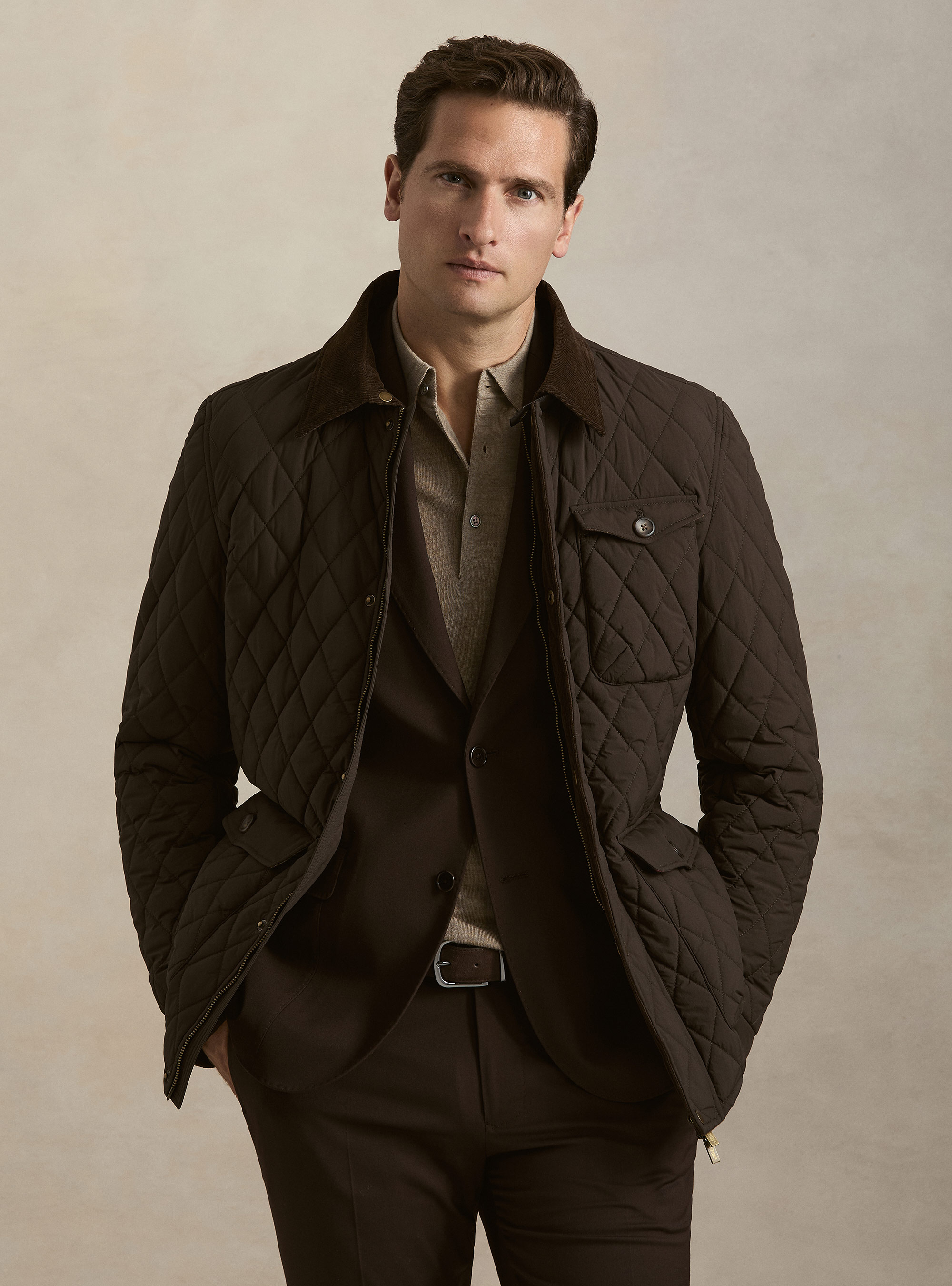 Spiller jacket, MARRONE 0508C