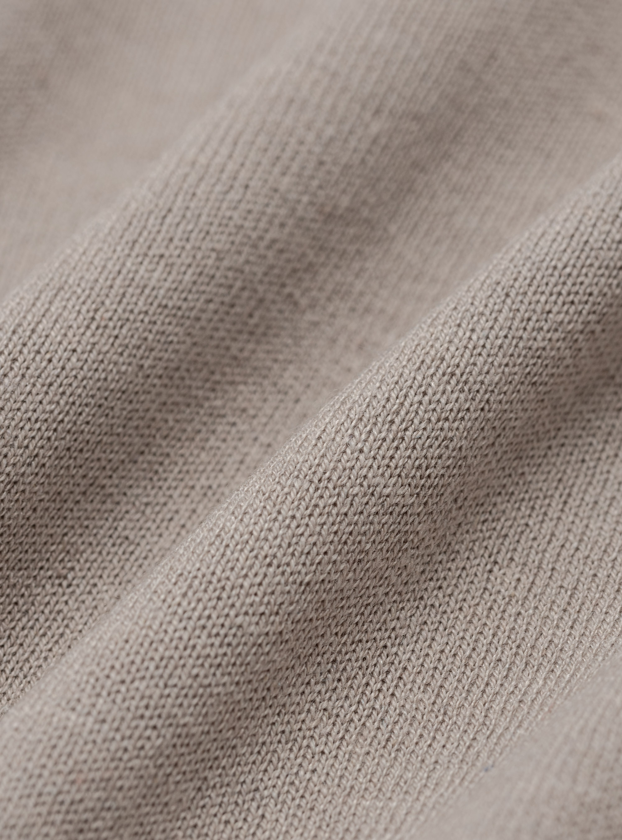 Silk cotton polo shirt, SAND