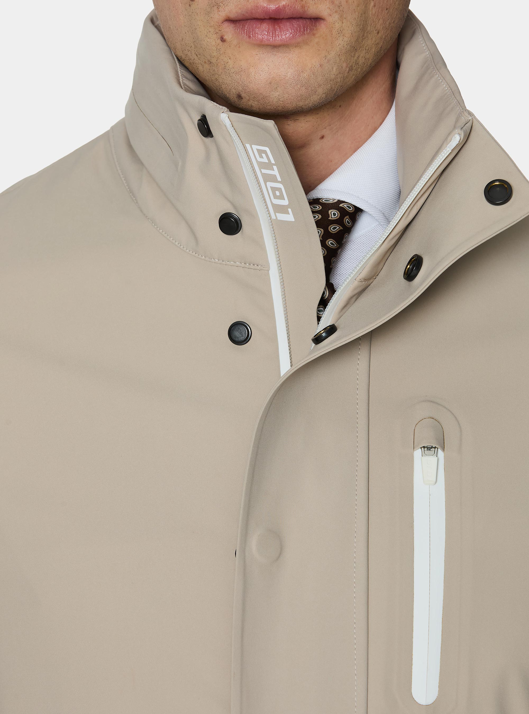 Blouson long GT01 en tissu technique, &Atilde; CRU