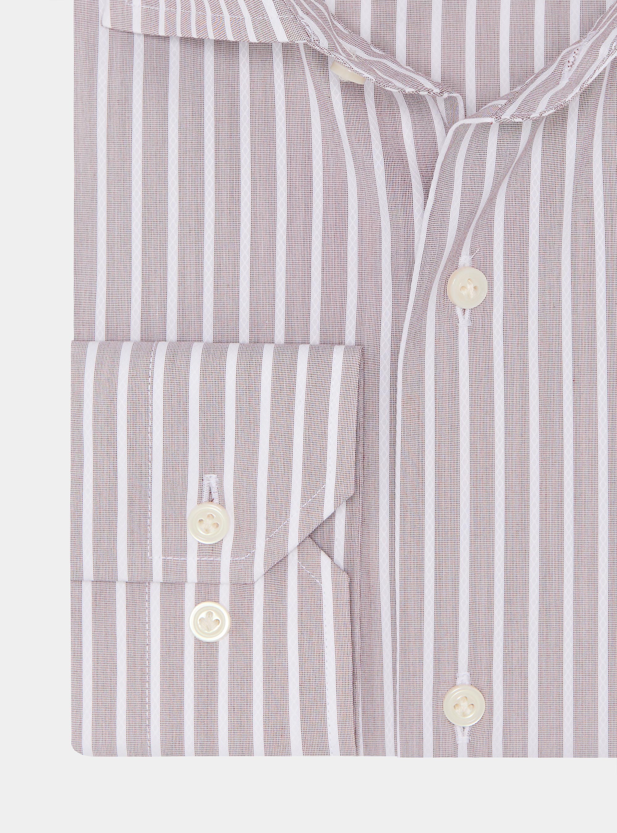 Stretch cotton blend striped shirt, ONION