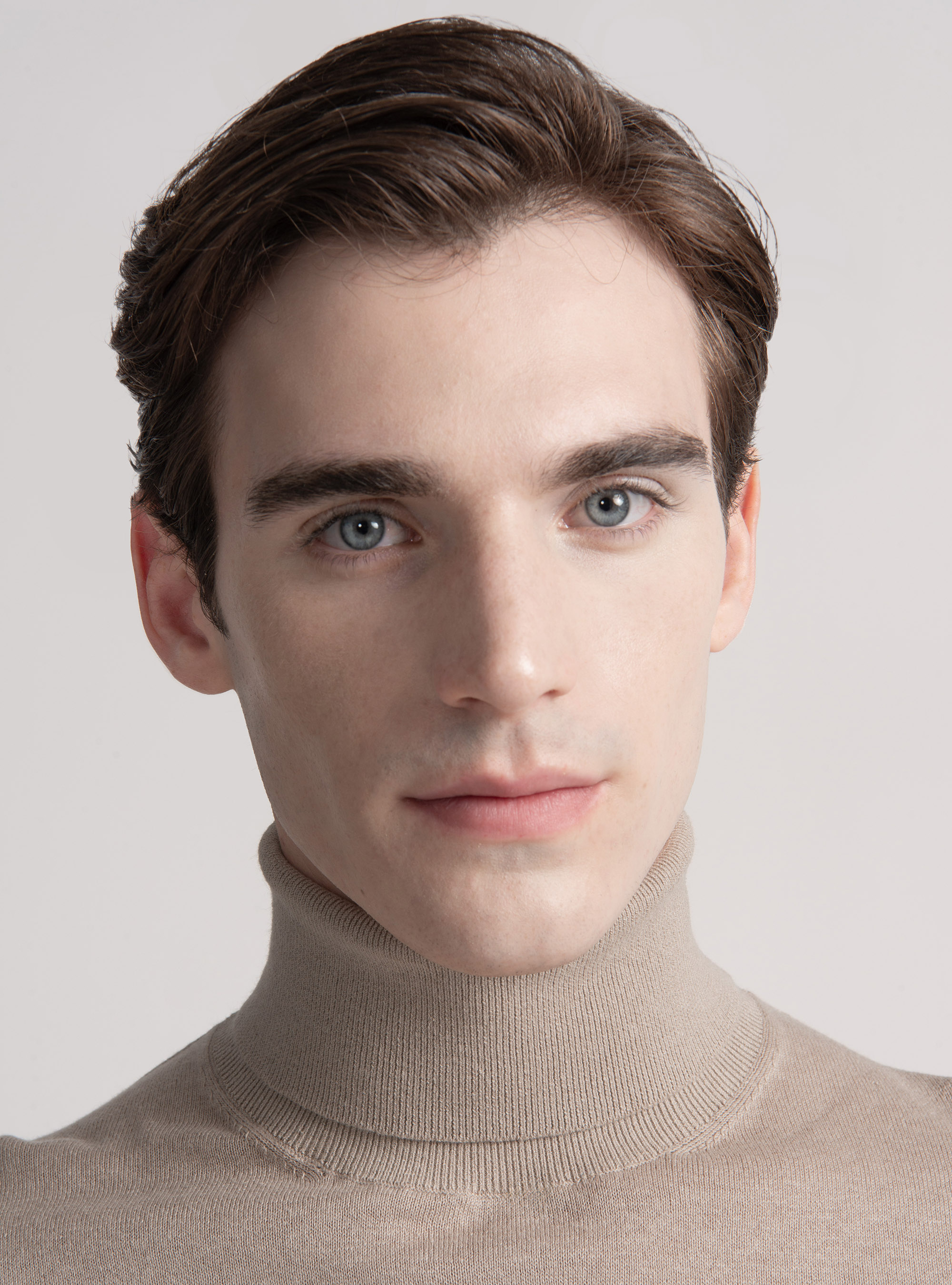 Dolcevita in cotone seta e cashmere, SABBIA