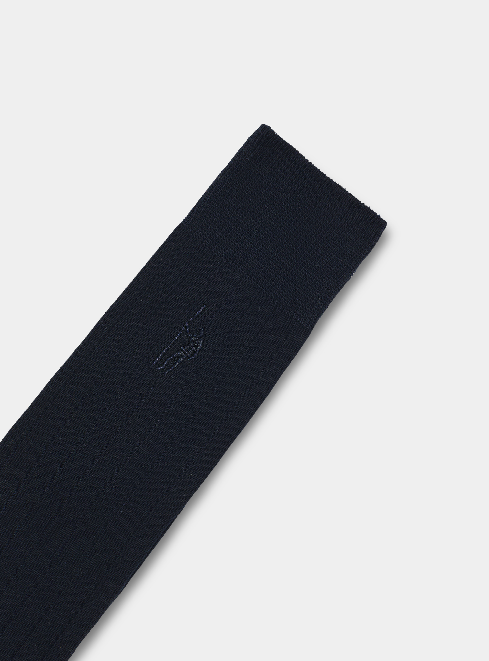 Gerippte Socken mit Stickerei, NAVY 0218C