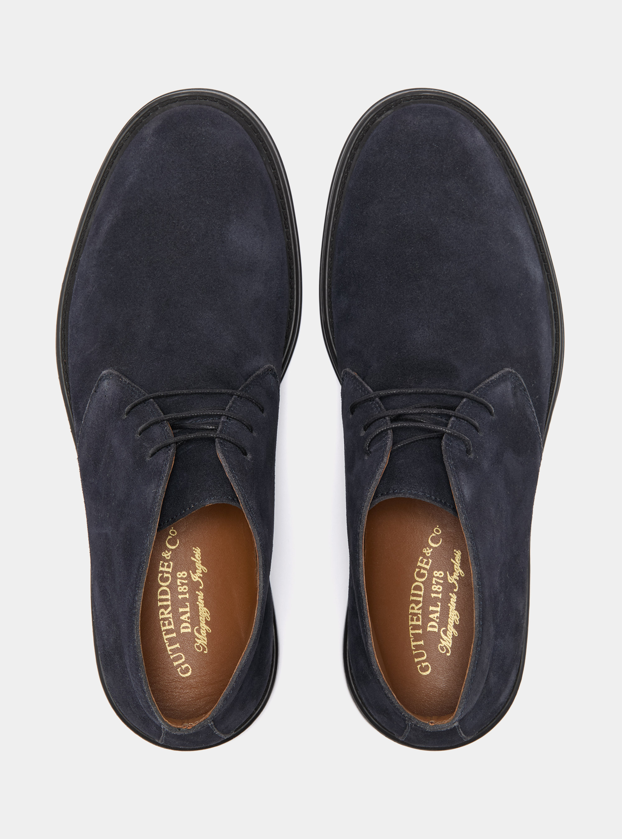Bottines en daim, BLEU MARINE