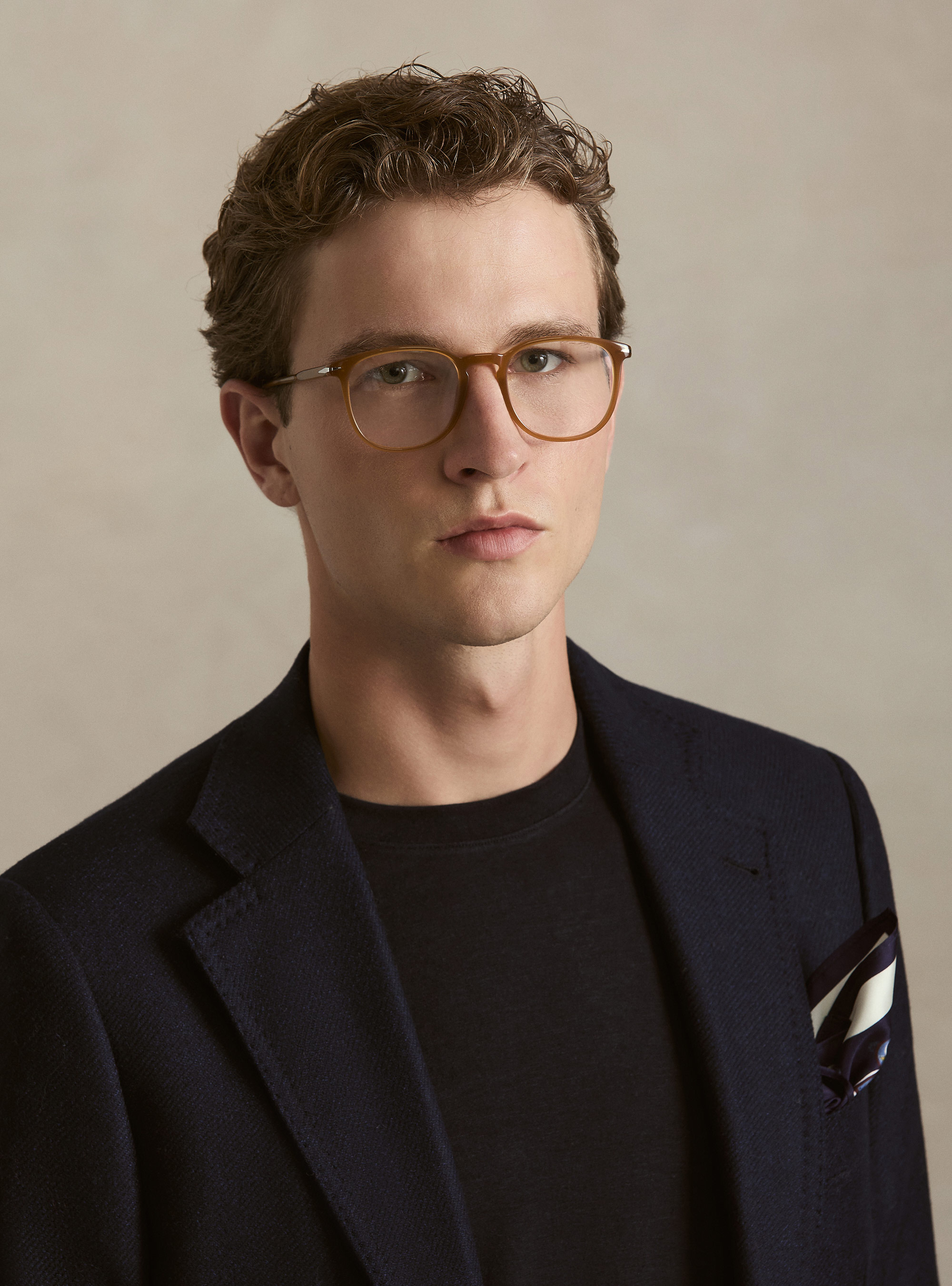 Wool and Cashmere Blazer Lanificio di Pray, NAVY BLUE