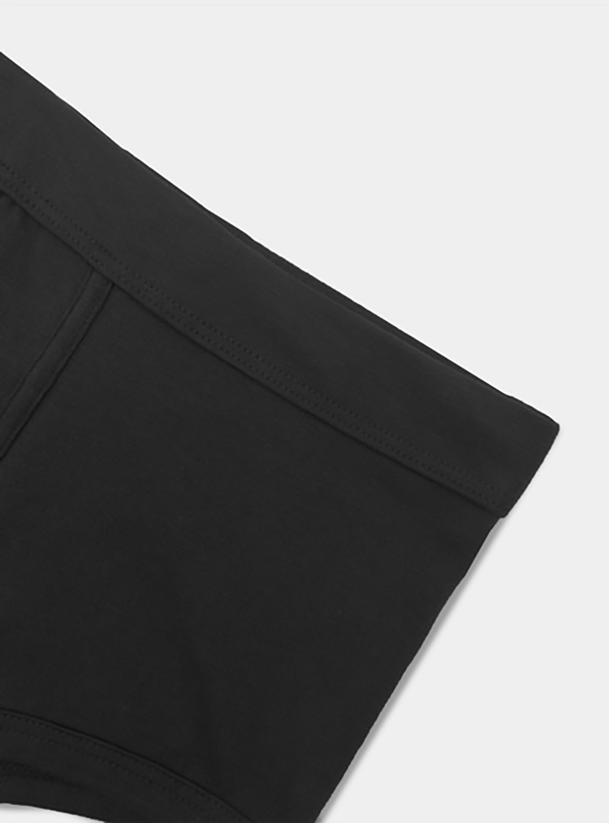 Boxer en cotone supima, NOIR