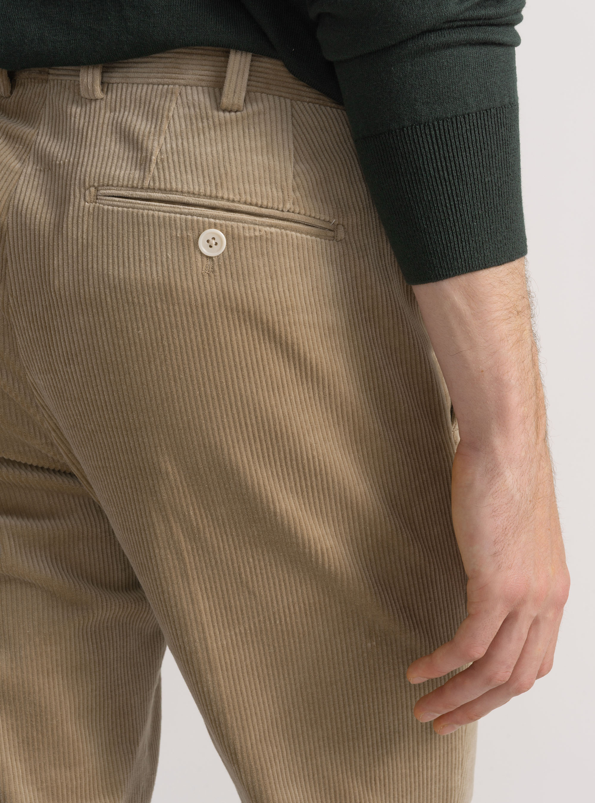 Pantal&oacute;n de terciopelo el&aacute;stico Duca Visconti di Modrone, ARENA