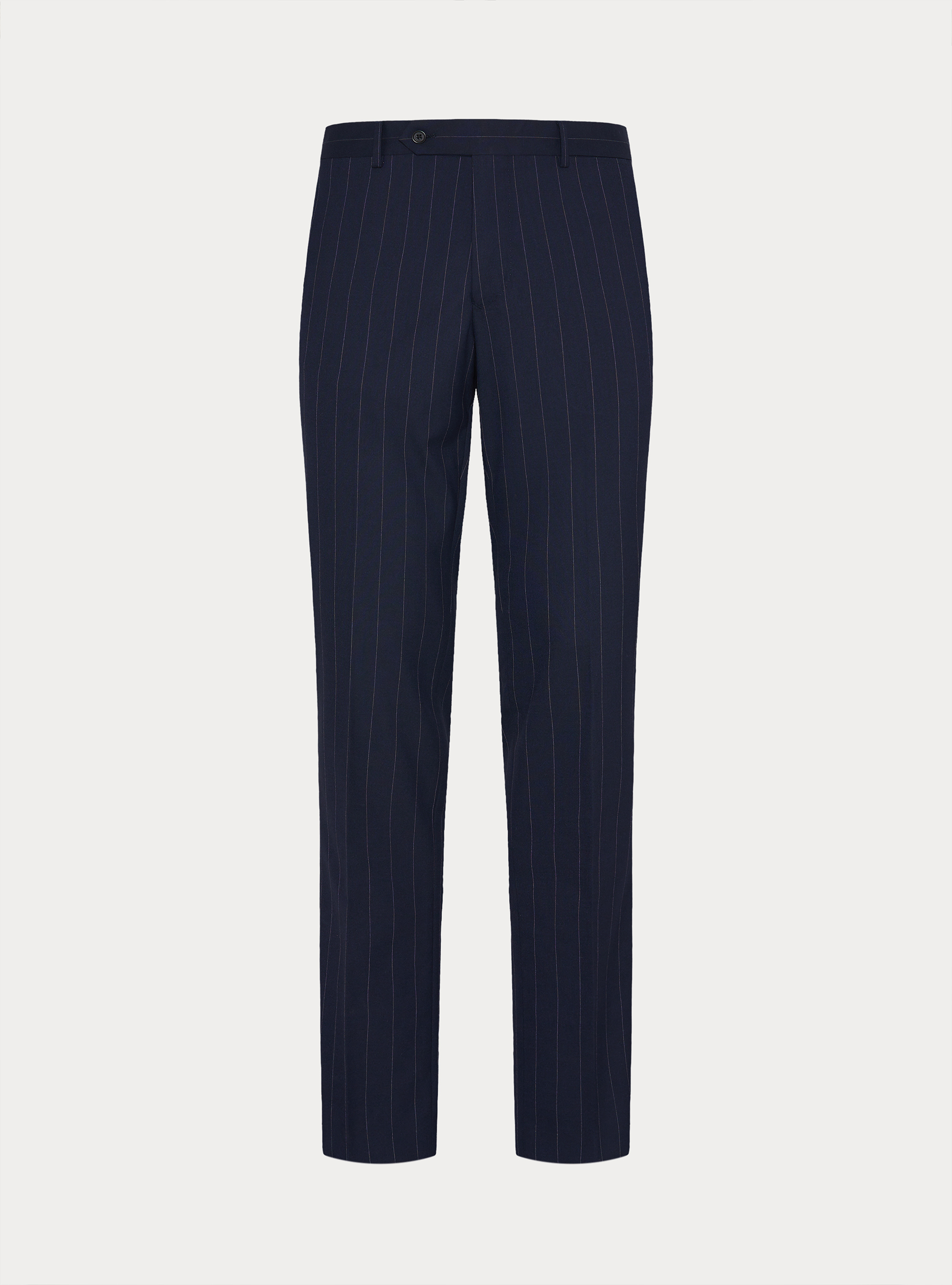 Pinstripe suit trousers, NAVY BLUE