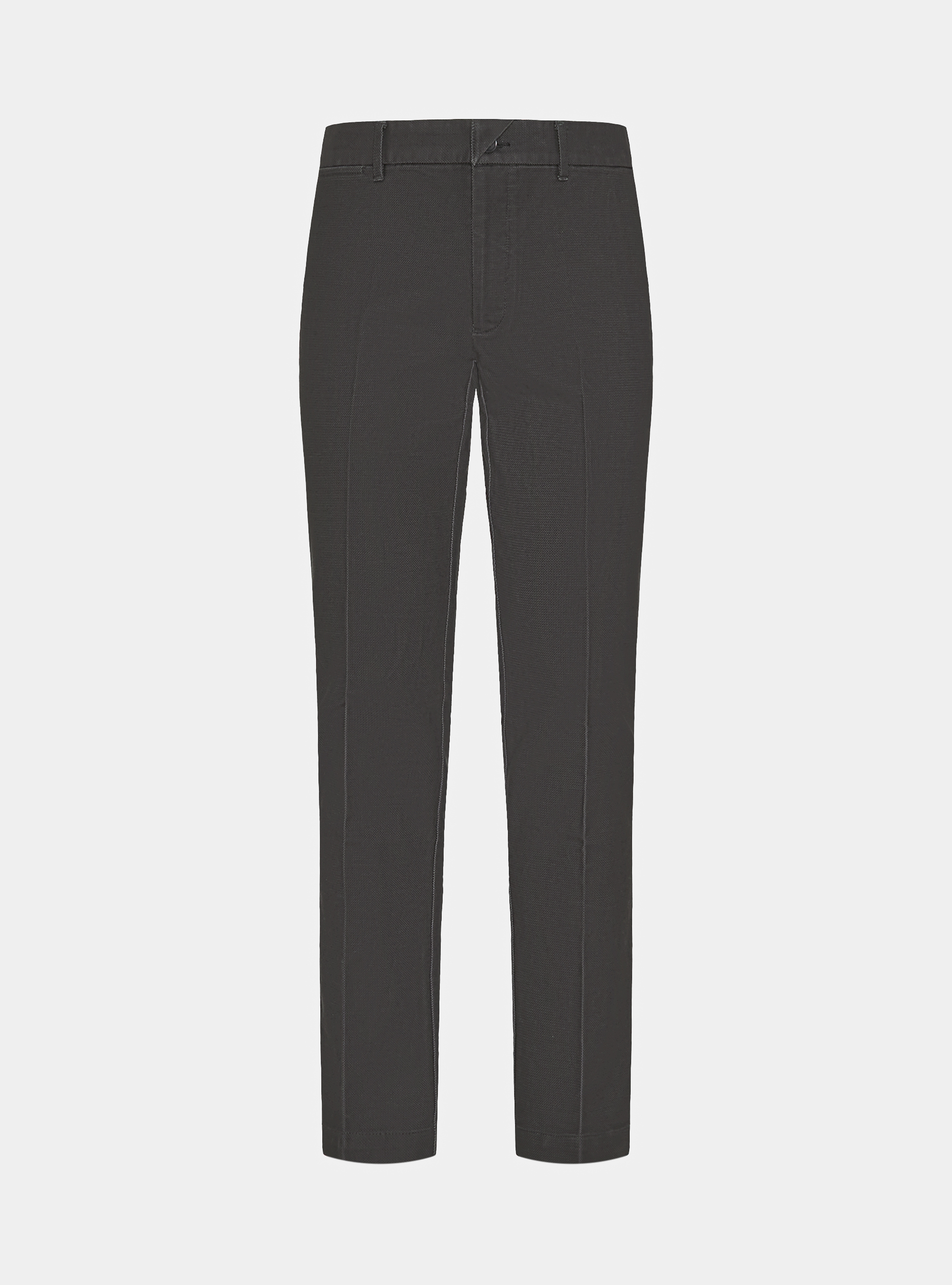 Pantaloni chino in cotone armaturato, ASFALTO 0112C