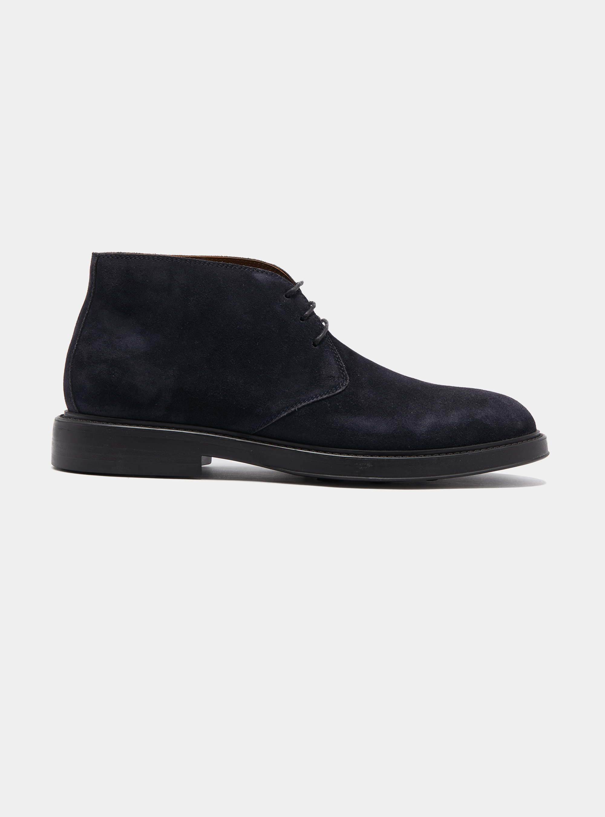 Bottines en daim, BLEU MARINE
