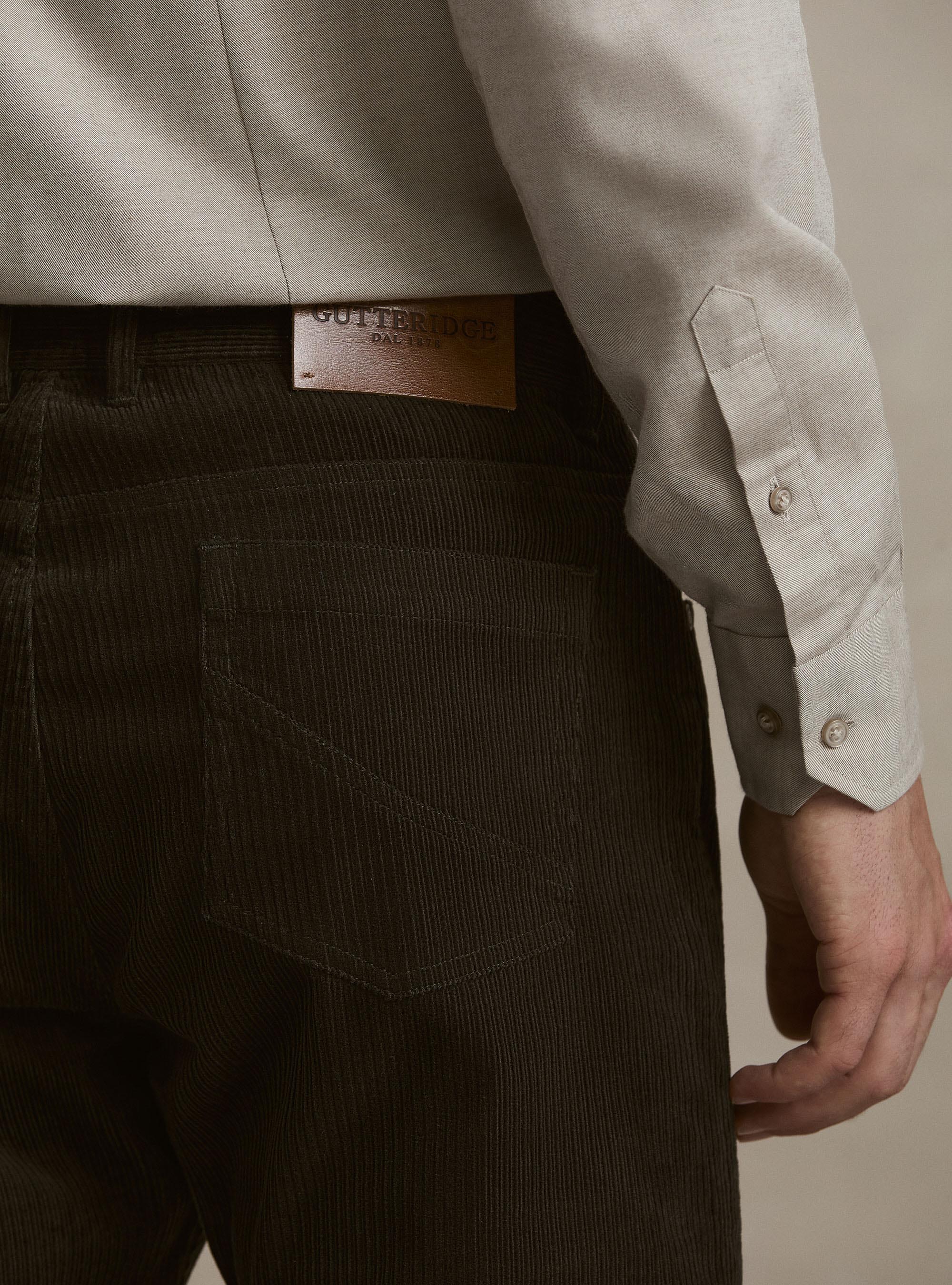 5-Pocket-Hose aus Cord, MILITARE 0609C