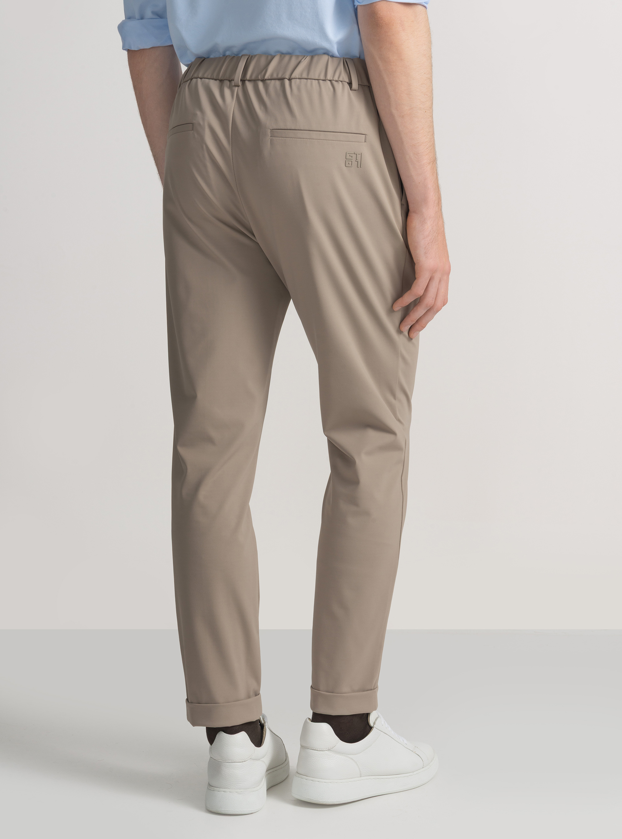 Pantal&oacute;n GT01 de nailon el&aacute;stico, BARRO