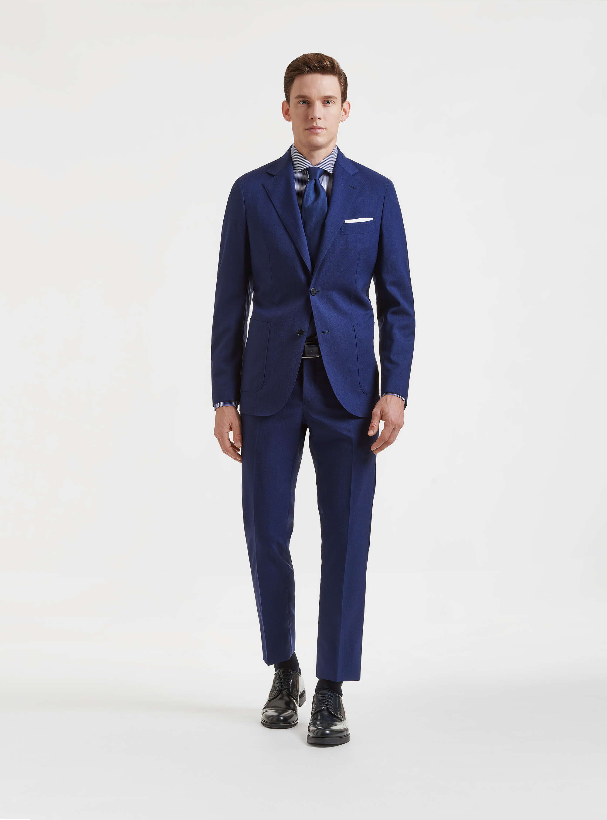 Pure wool suit blazer Vitale Barberis Canonico, BLUE