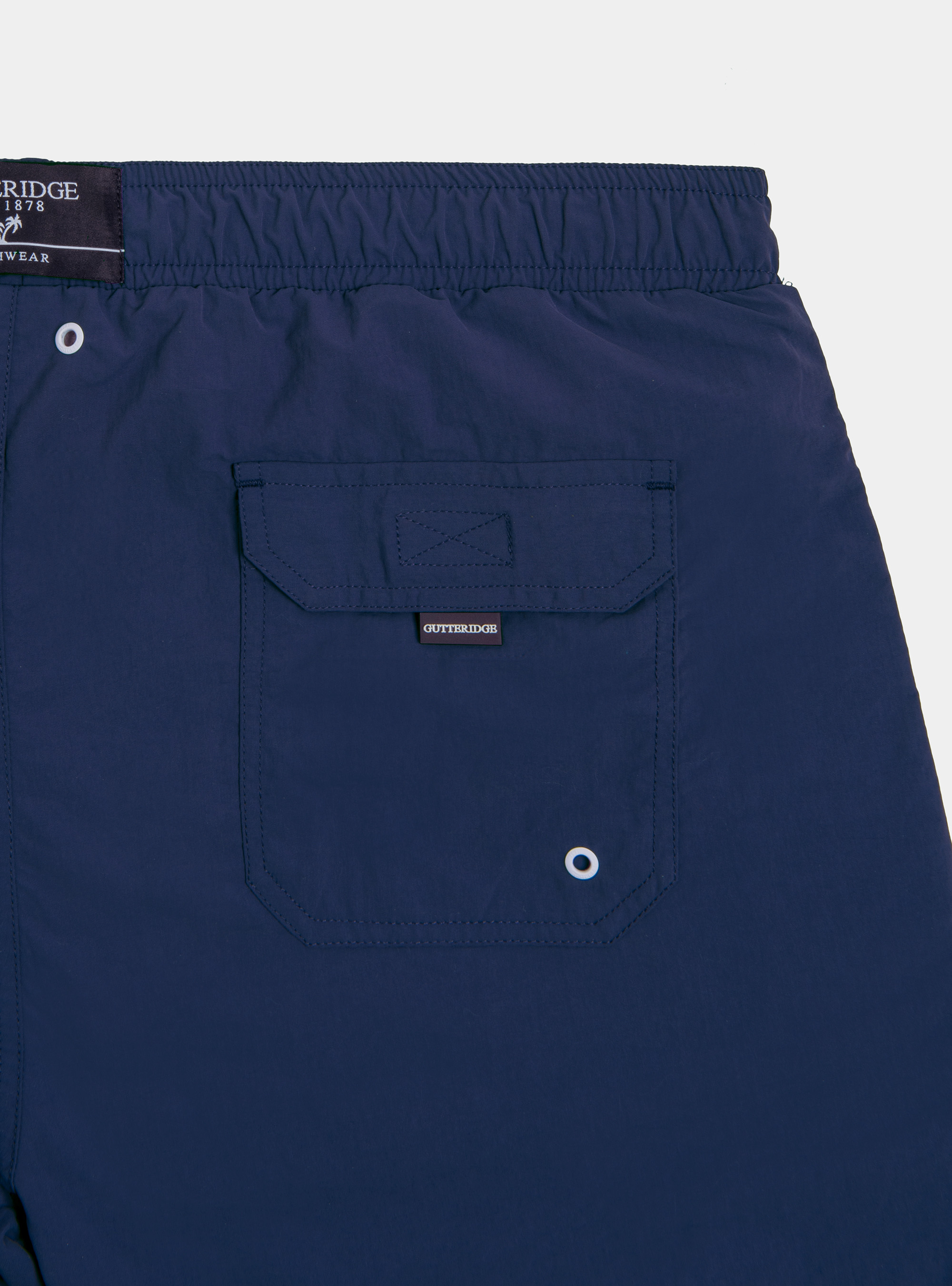 Einfache einfarbige Badehose, BLUE 0241C