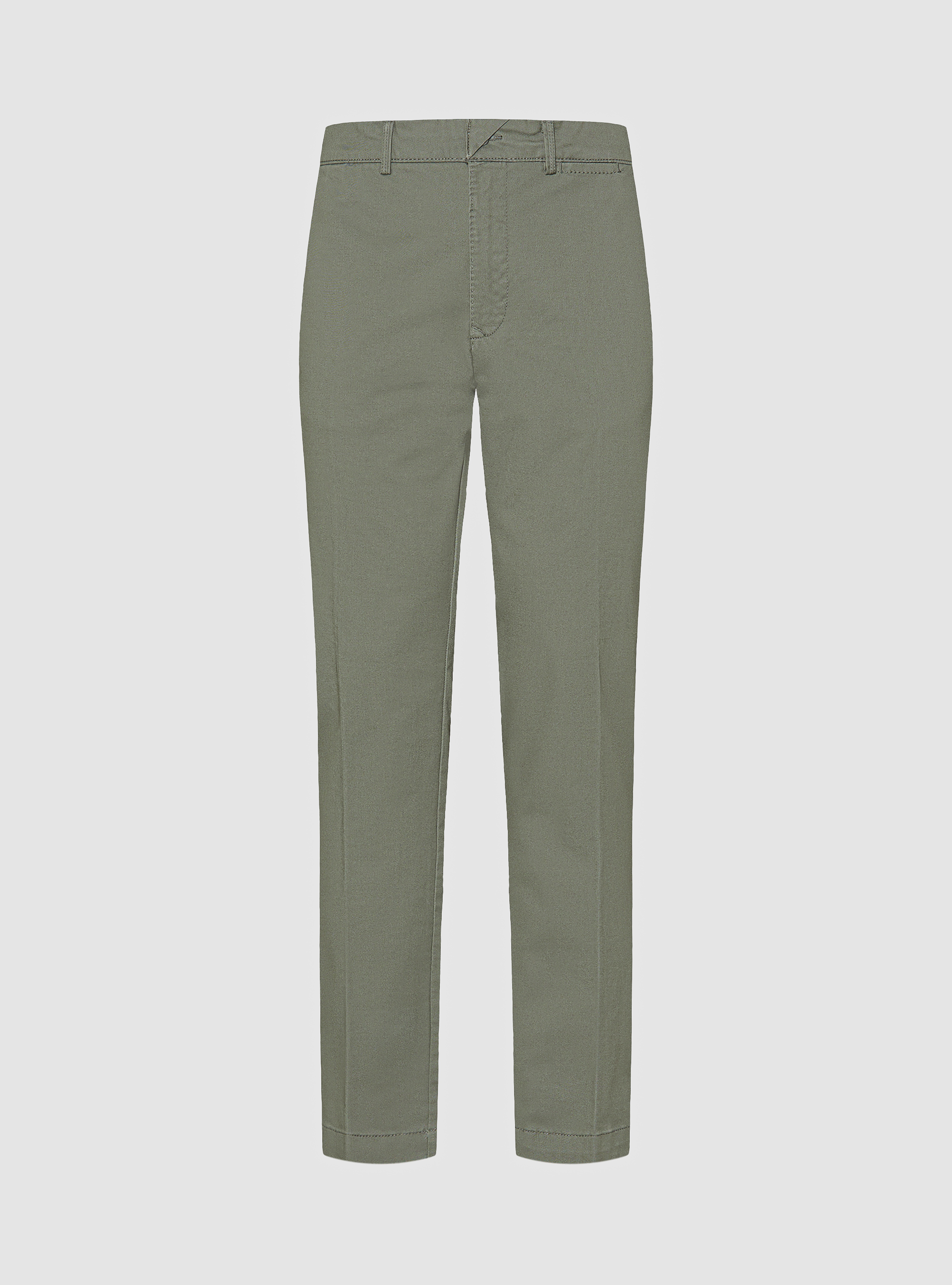 Pantal&oacute;n chino slim fit de sarga el&aacute;stica, SALVIA 0602C