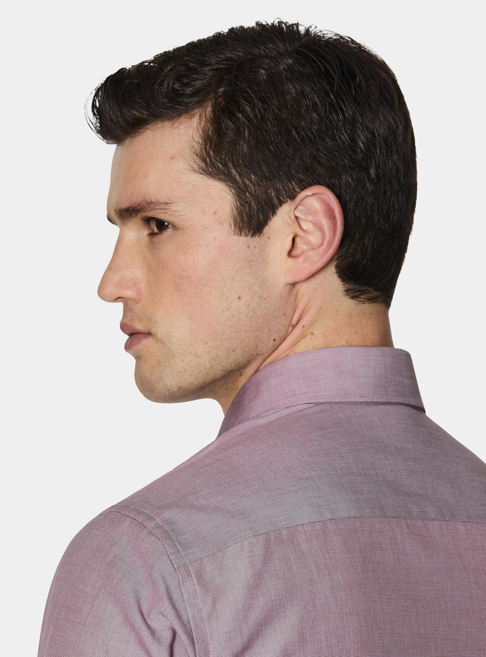 Camicia in cotone fil a fil, CIPOLLA