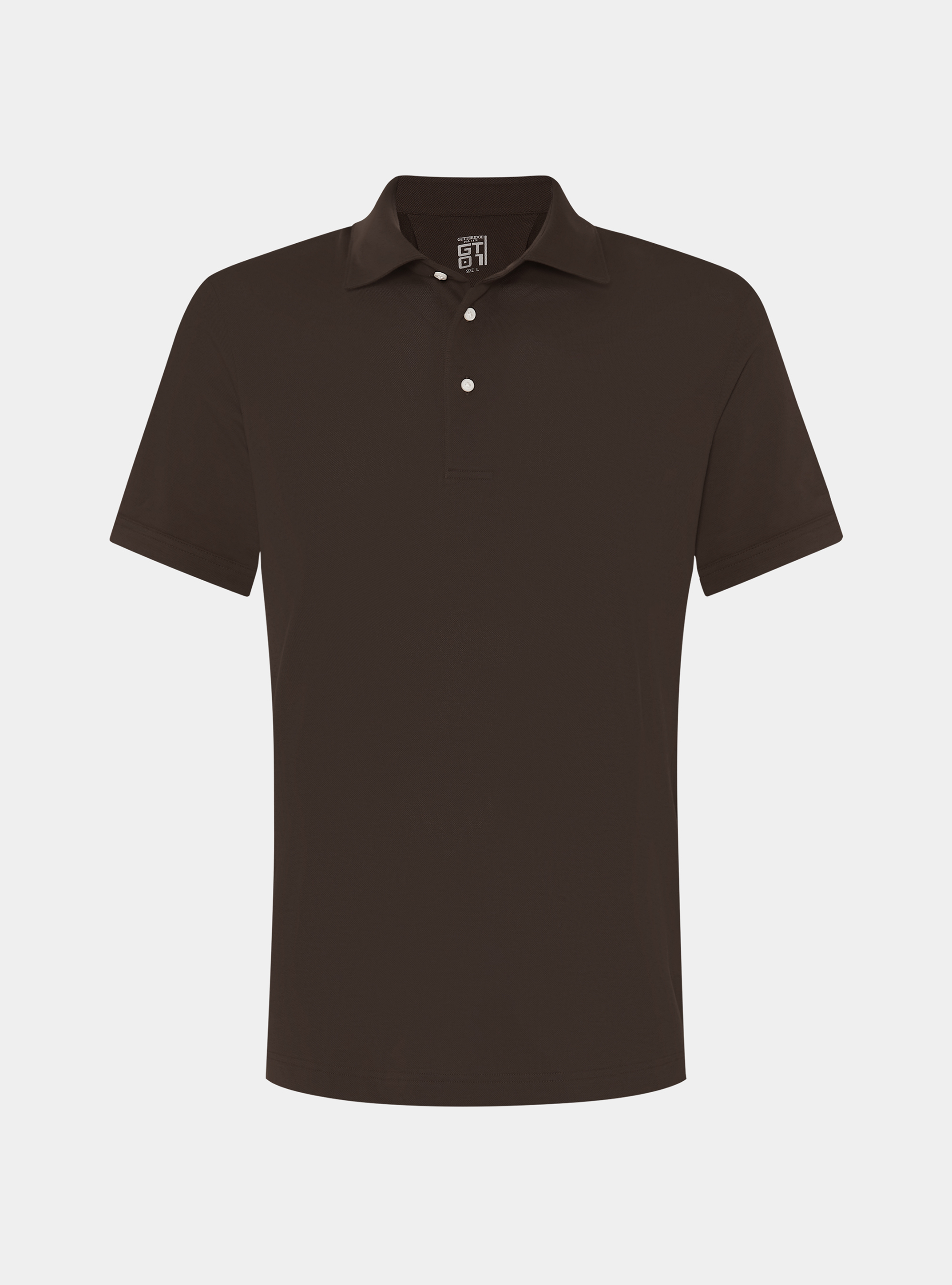GT01 Stretch-Pique-Poloshirt, MARRONE 0507C