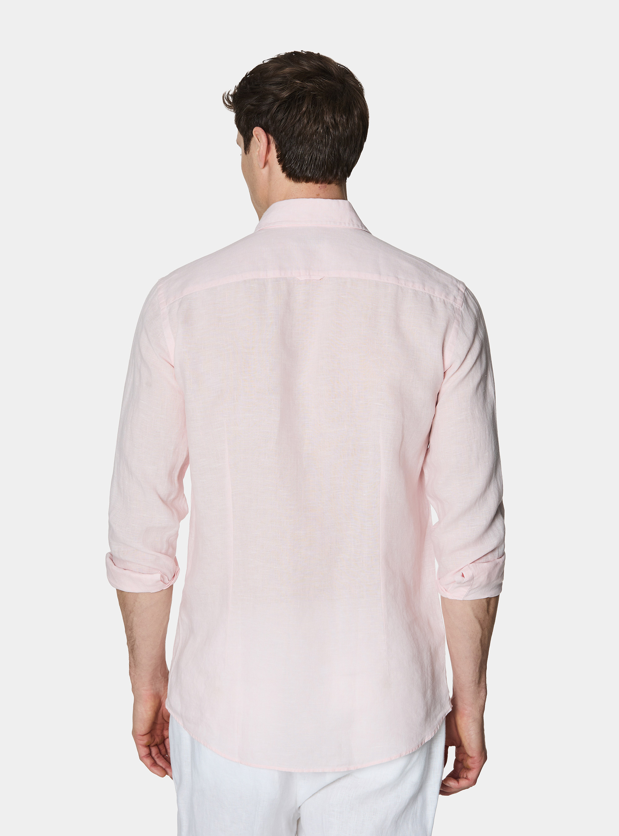 Camisa de lino puro, ROSA