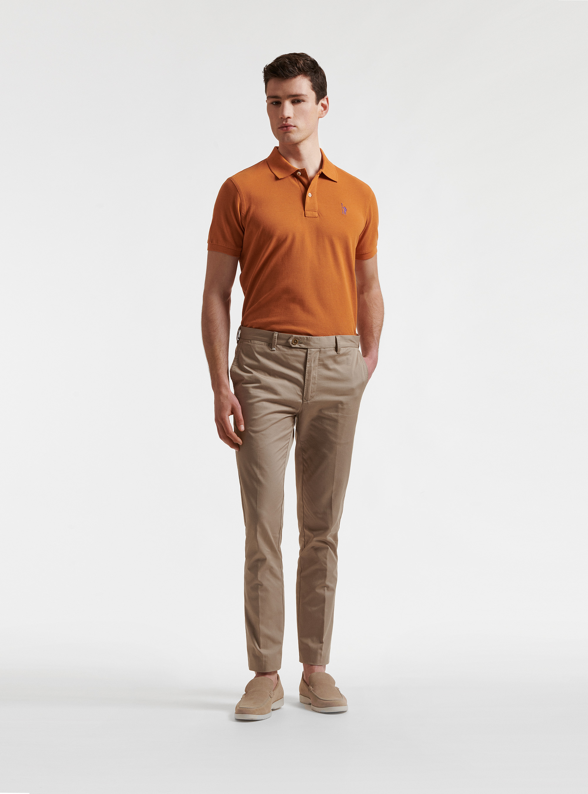 Piqu&eacute;-Poloshirt mit Stickerei, 0713C ZUCCA