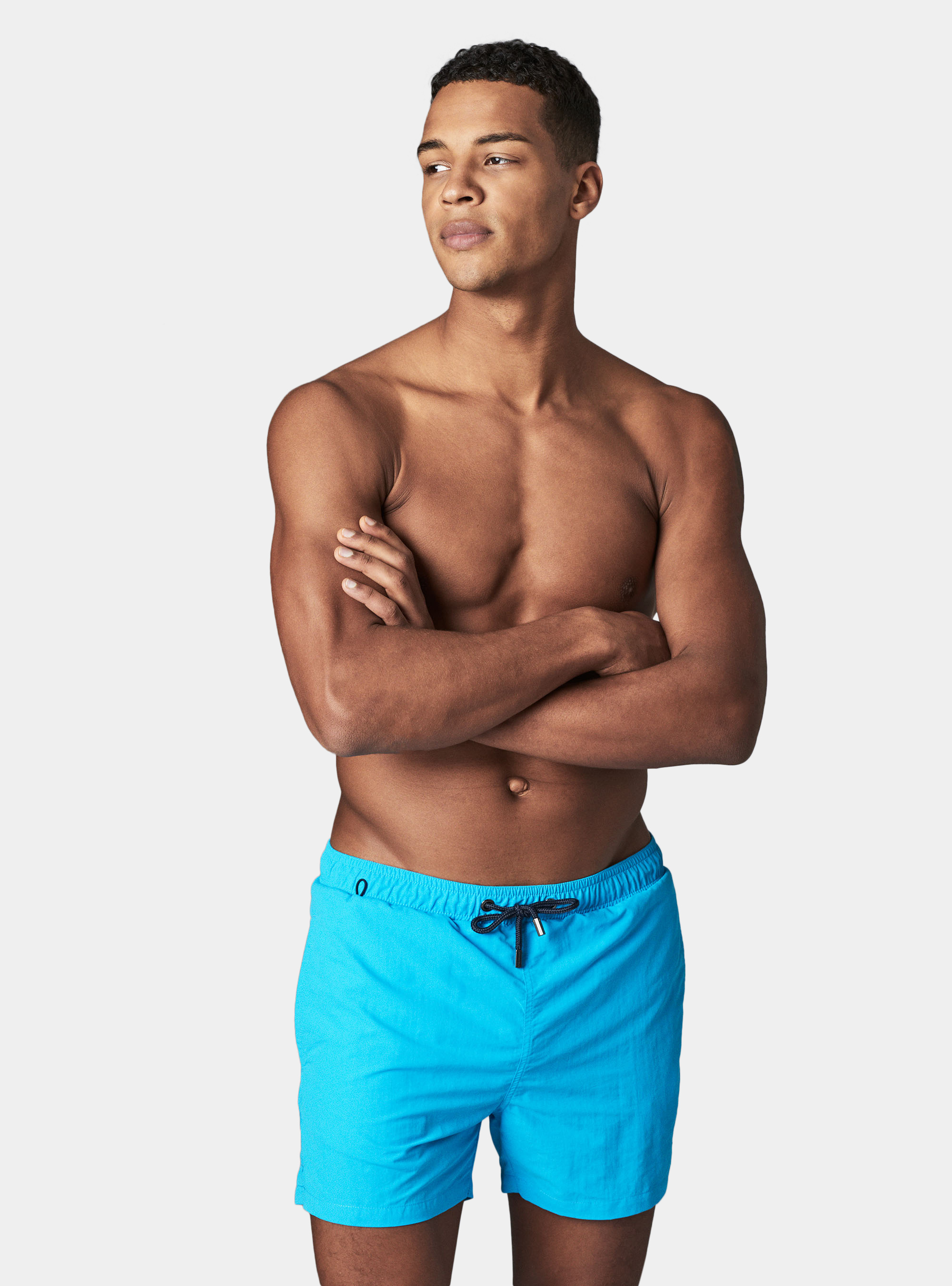 Basic solid colour swimsuit, TURCHESE 0258C