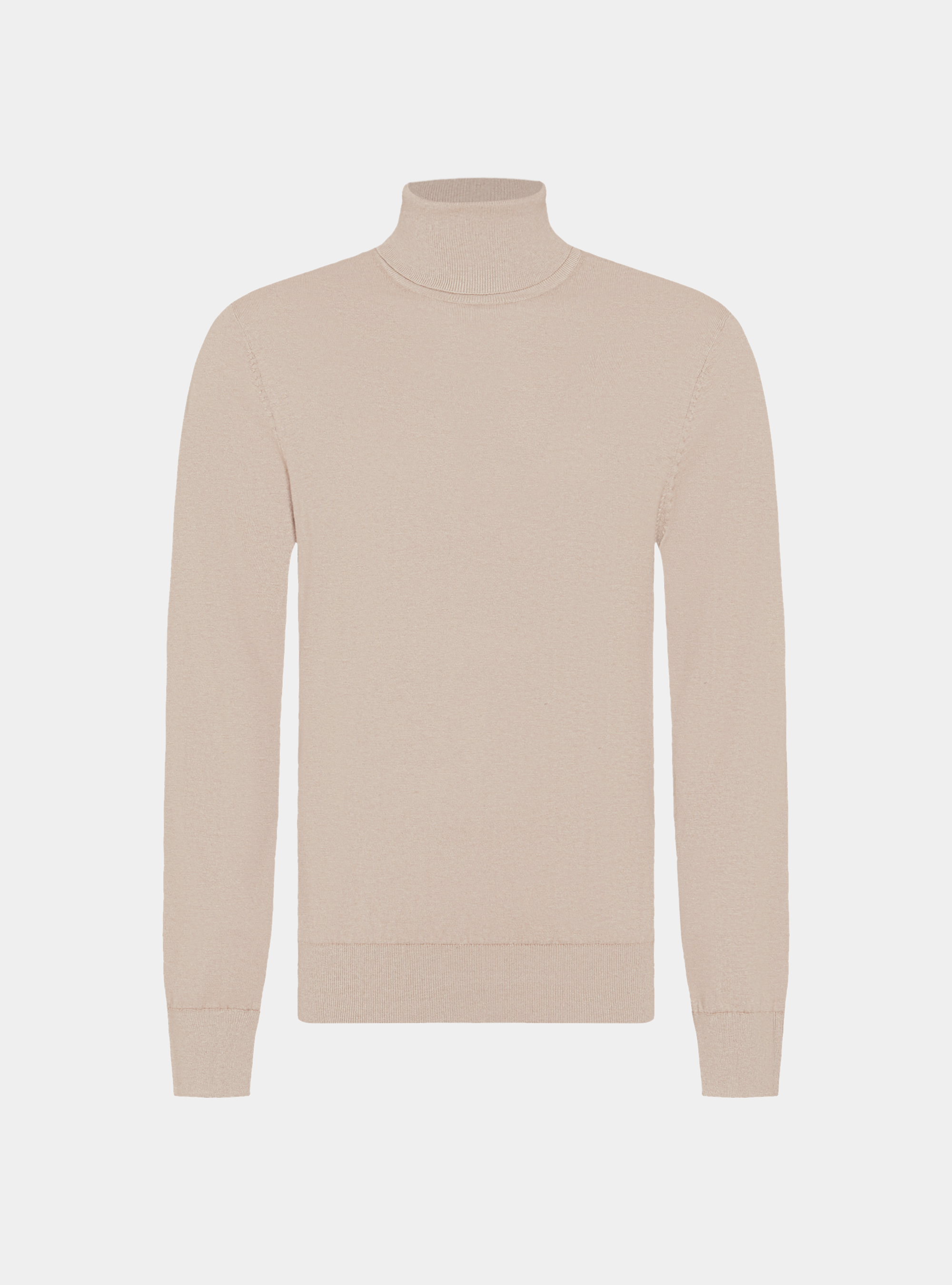 Dolcevita in cotone seta e cashmere, SABBIA