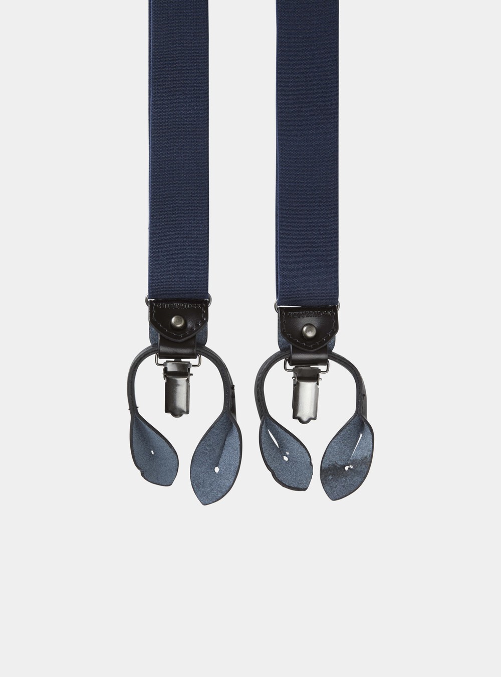 Solid color braces, NAVY BLUE