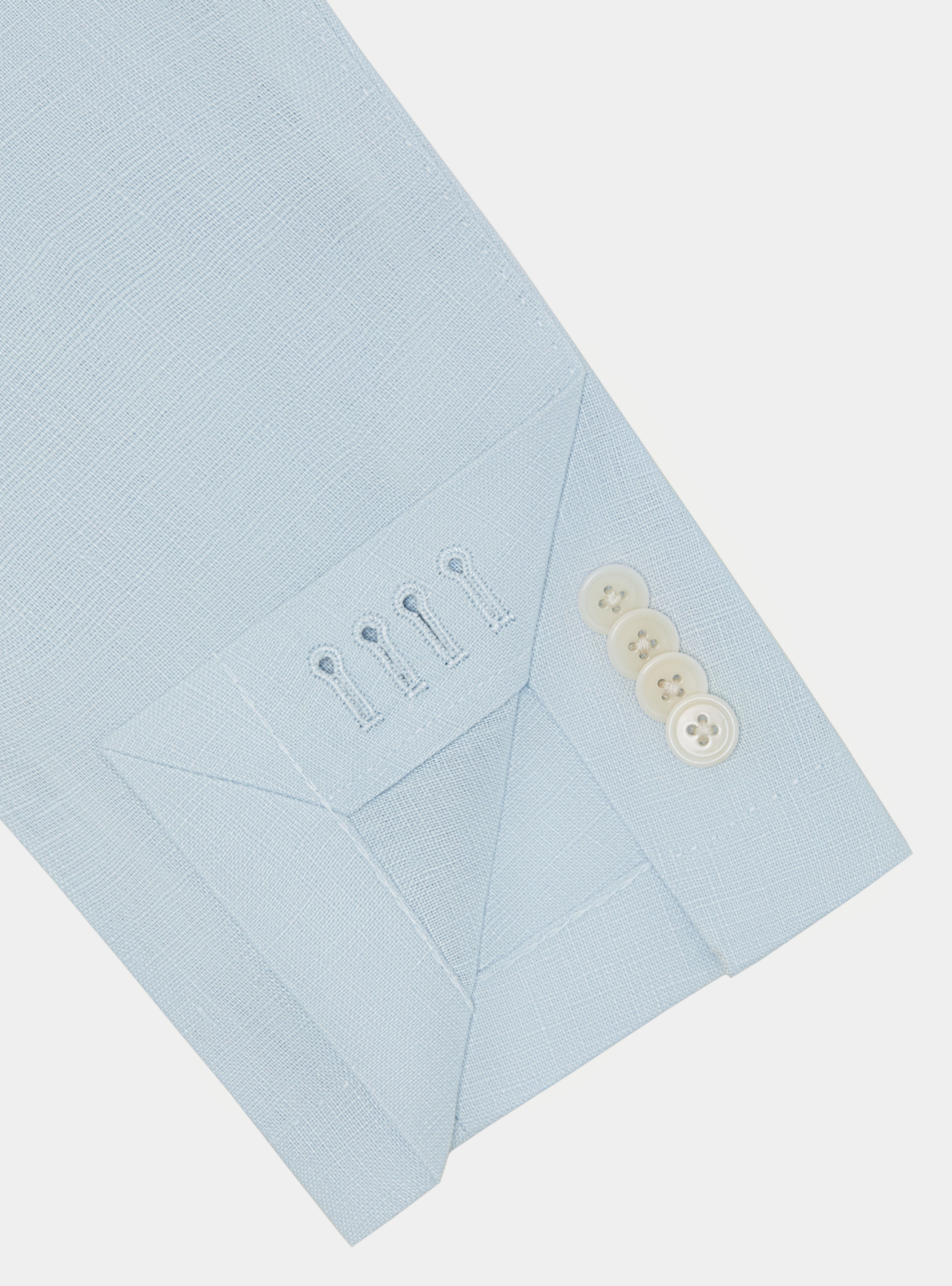 Pure linen suit blazer, LIGHT BLUE